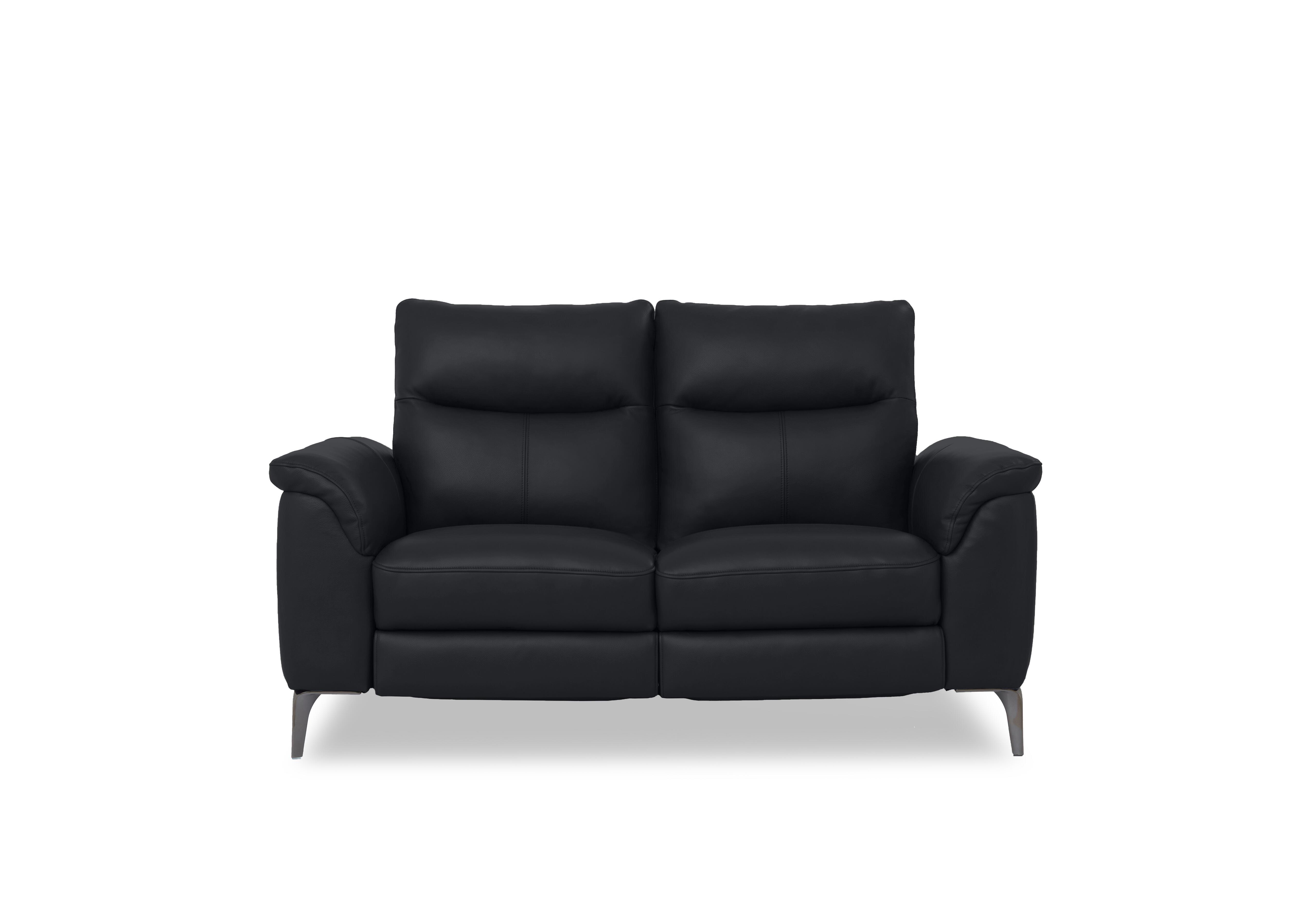Morgan Leather 2 Seater Sofa in Montana Lavender Gry Cat-60/18 on Furniture Village