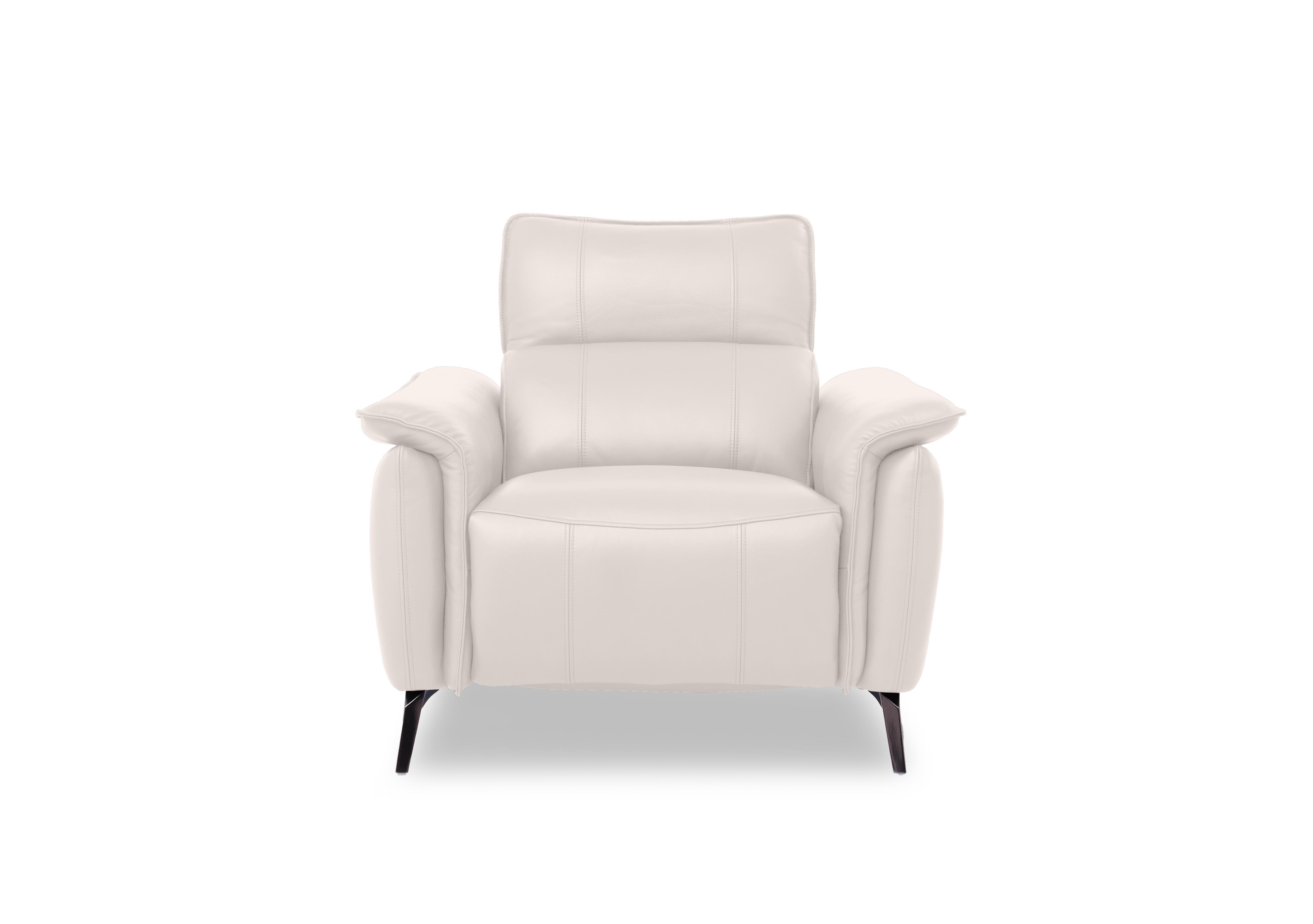 Jude Leather Power Recliner Chair with Power Headrest, Power Lumbar and Heated Seat in Oslo Cotton Cat-40/13 on Furniture Village