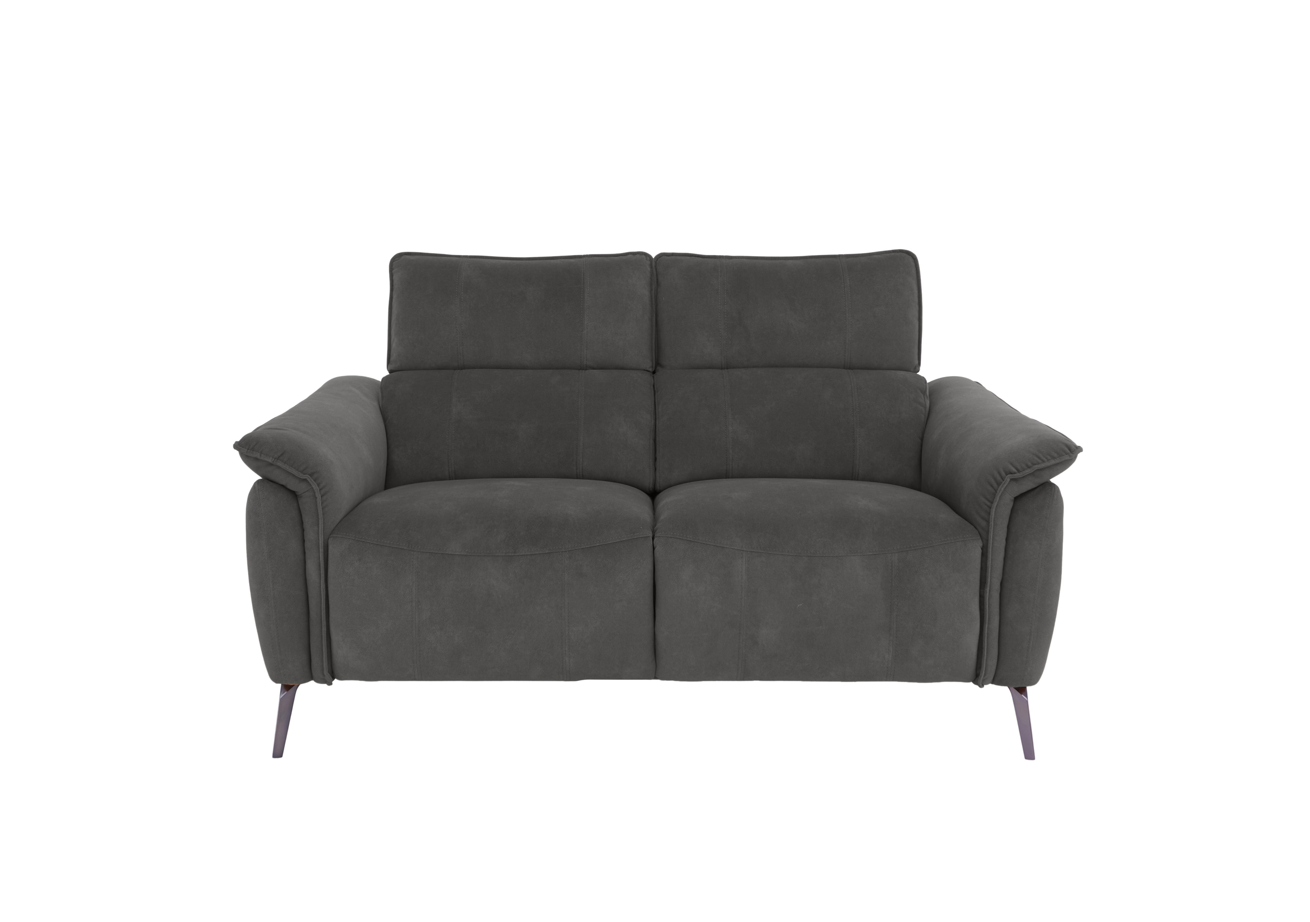 Jude Fabric 2 Seater Power Recliner Sofa with Power Headrests, Power Lumbar and Heated Seats in Dexter Shadow 43519 on Furniture Village