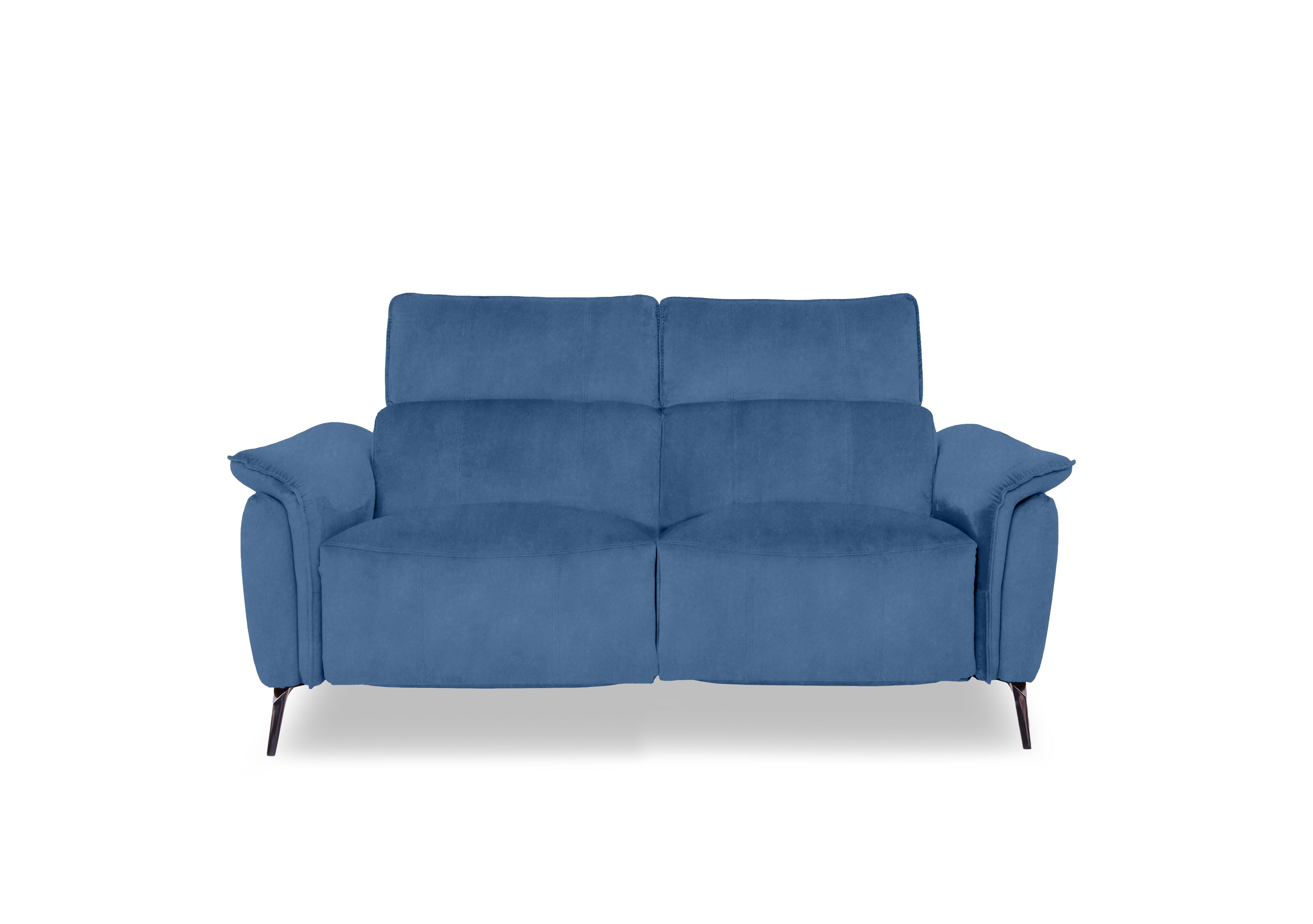 Jude Fabric 2 Seater Power Recliner Sofa with Power Headrests, Power Lumbar and Heated Seats in Dexter Wave 43525 on Furniture Village