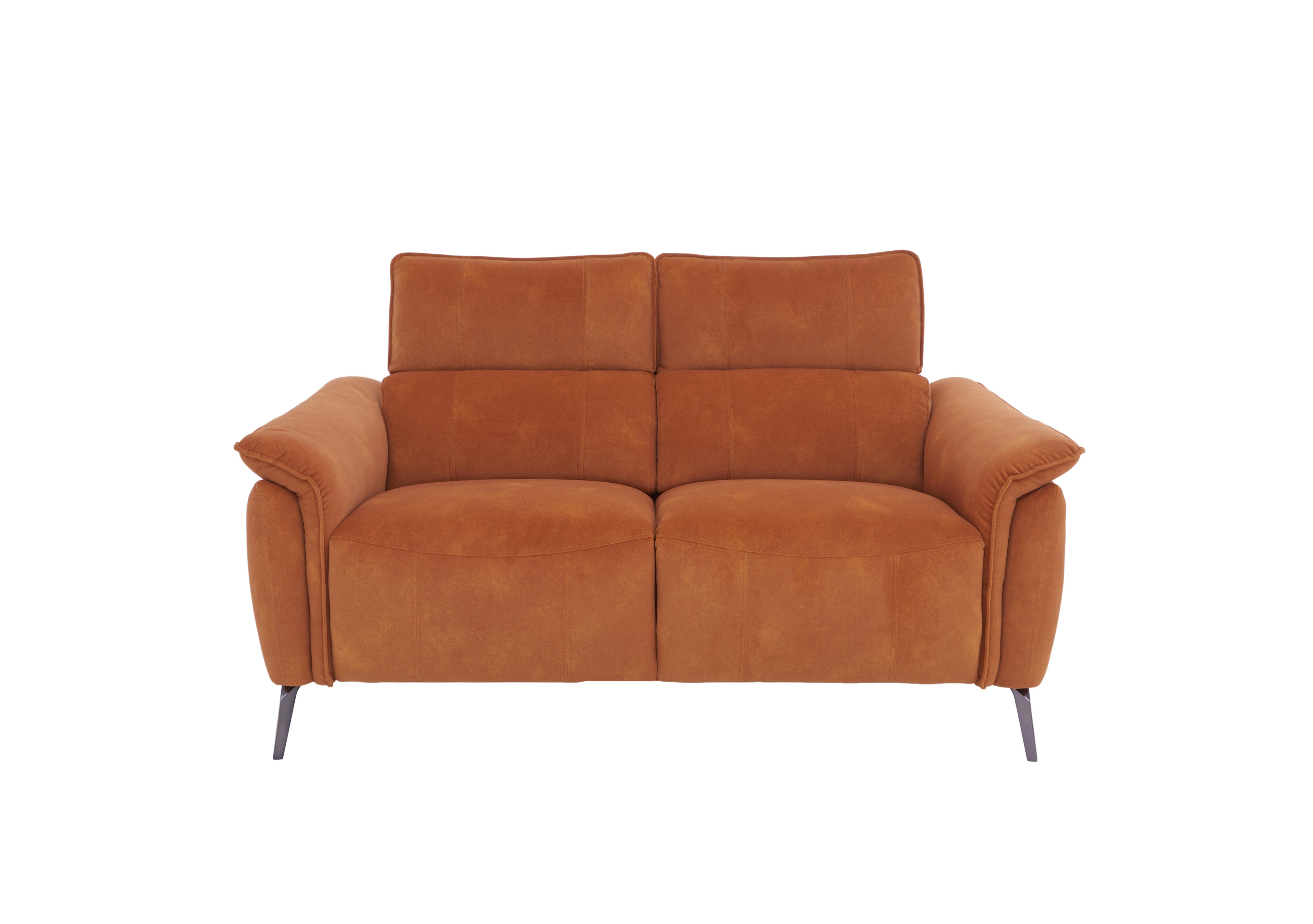 Jude Fabric 2 Seater Sofa in Dexter Pumpkin 43509 on Furniture Village