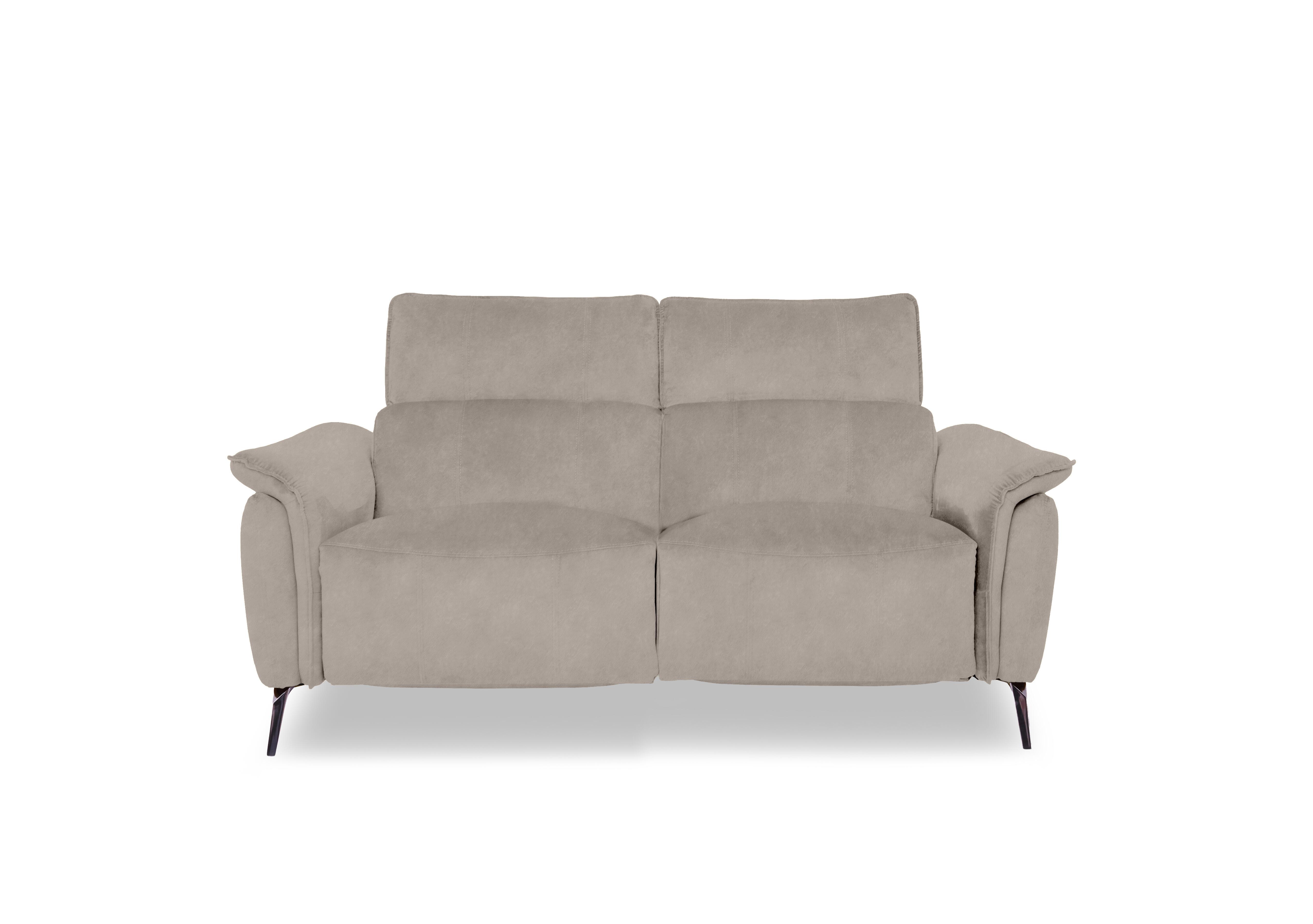 Jude Fabric 2 Seater Power Recliner Sofa with Power Headrests and Power Lumbar in Dexter Ivory 43501 on Furniture Village