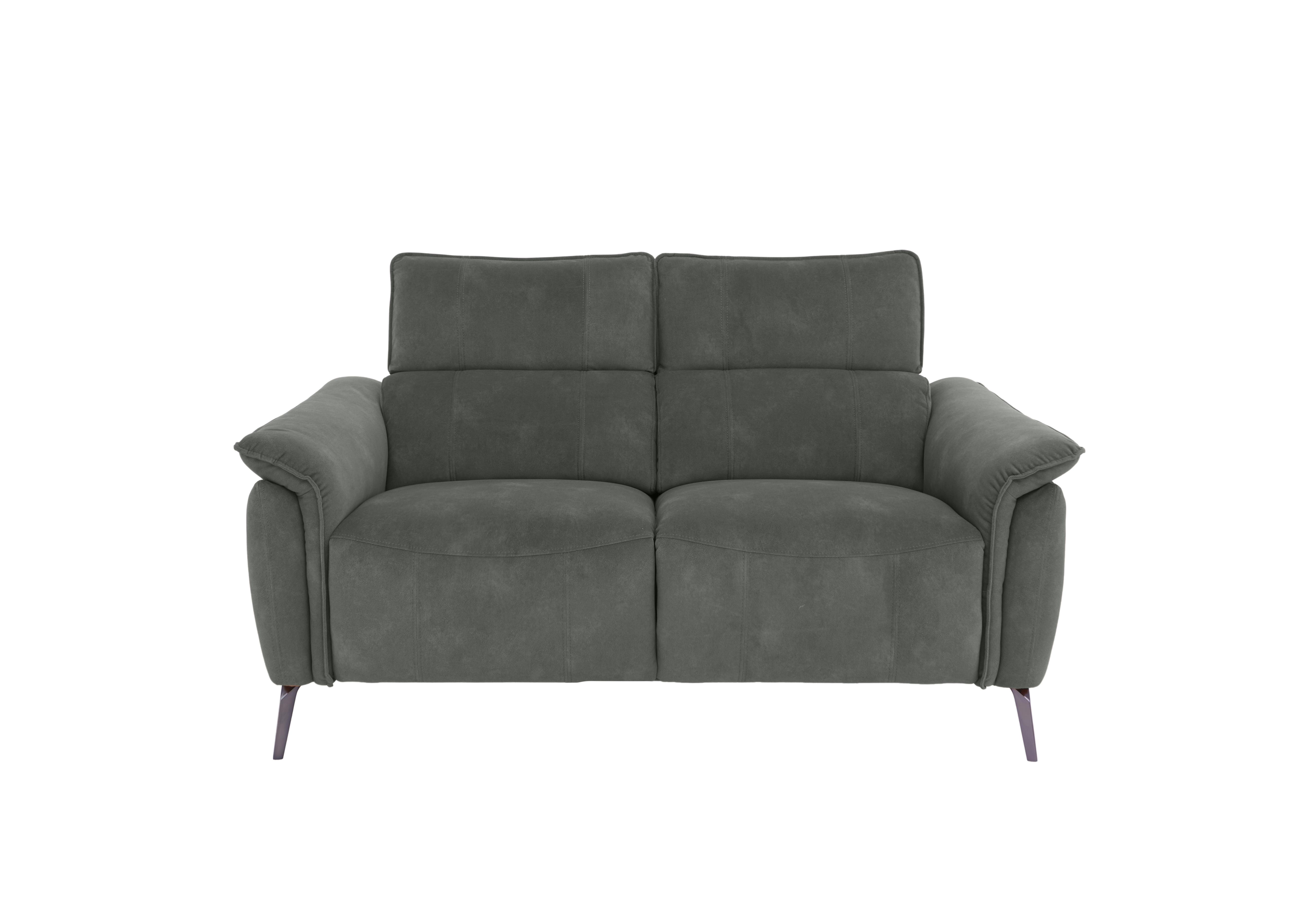 Jude Fabric 2 Seater Power Recliner Sofa with Power Headrests and Power Lumbar in Dexter Moss 43515 on Furniture Village