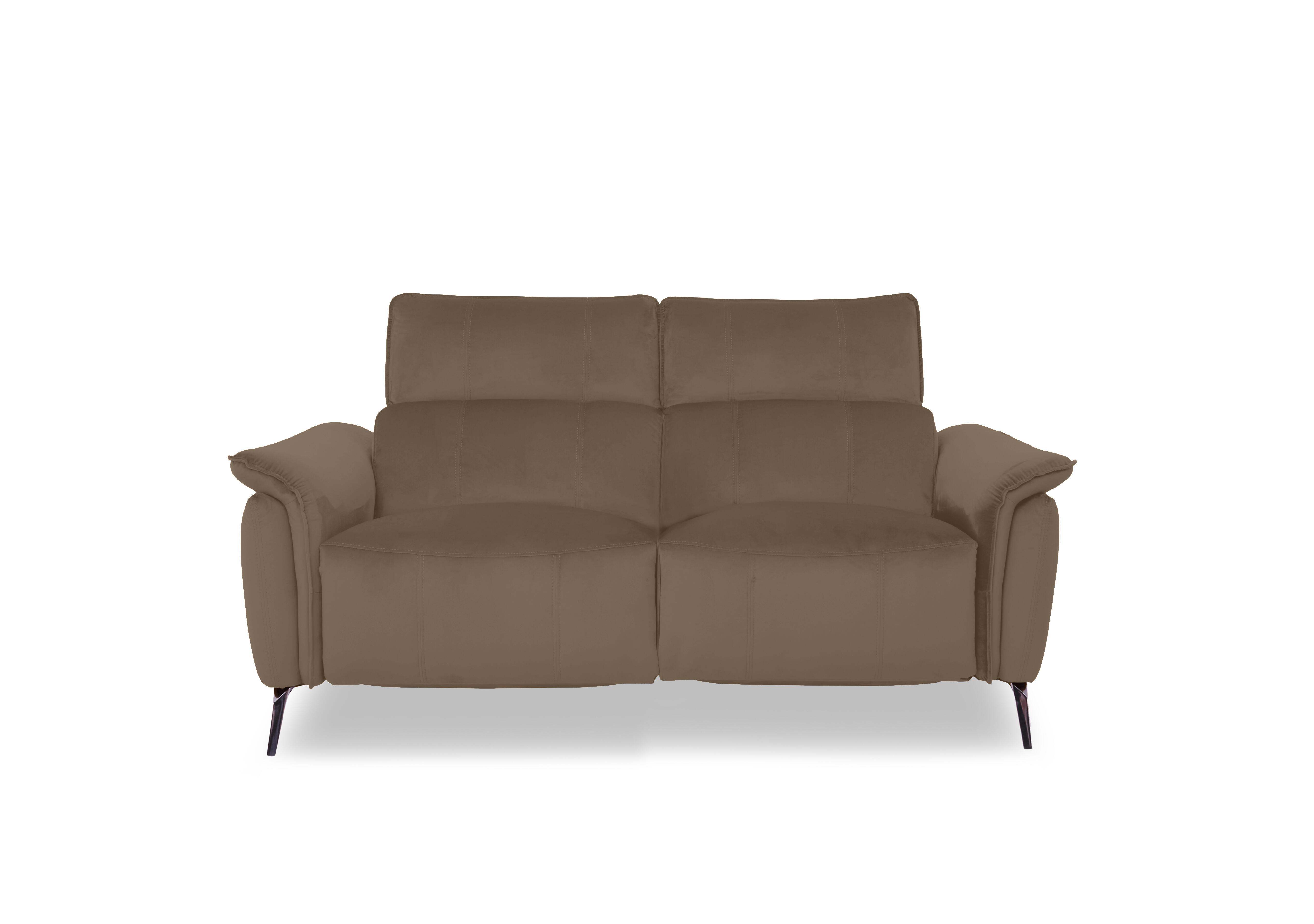 Jude Fabric 2 Seater Power Recliner Sofa with Power Headrests and Power Lumbar in Opulence Cedar 51014 on Furniture Village