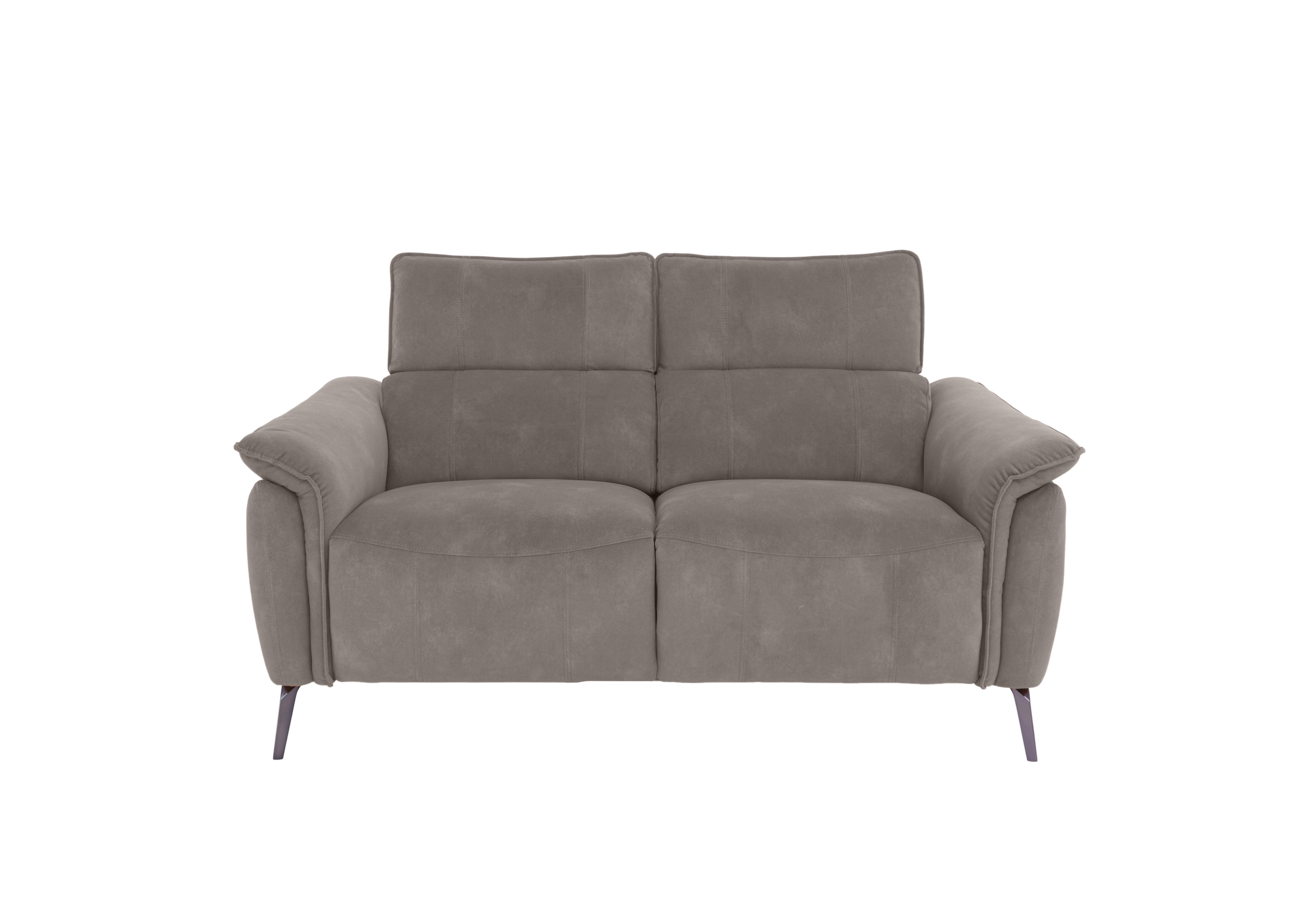 Jude Fabric 2 Seater Power Recliner Sofa with Power Headrests in Dexter Mocha 43504 on Furniture Village