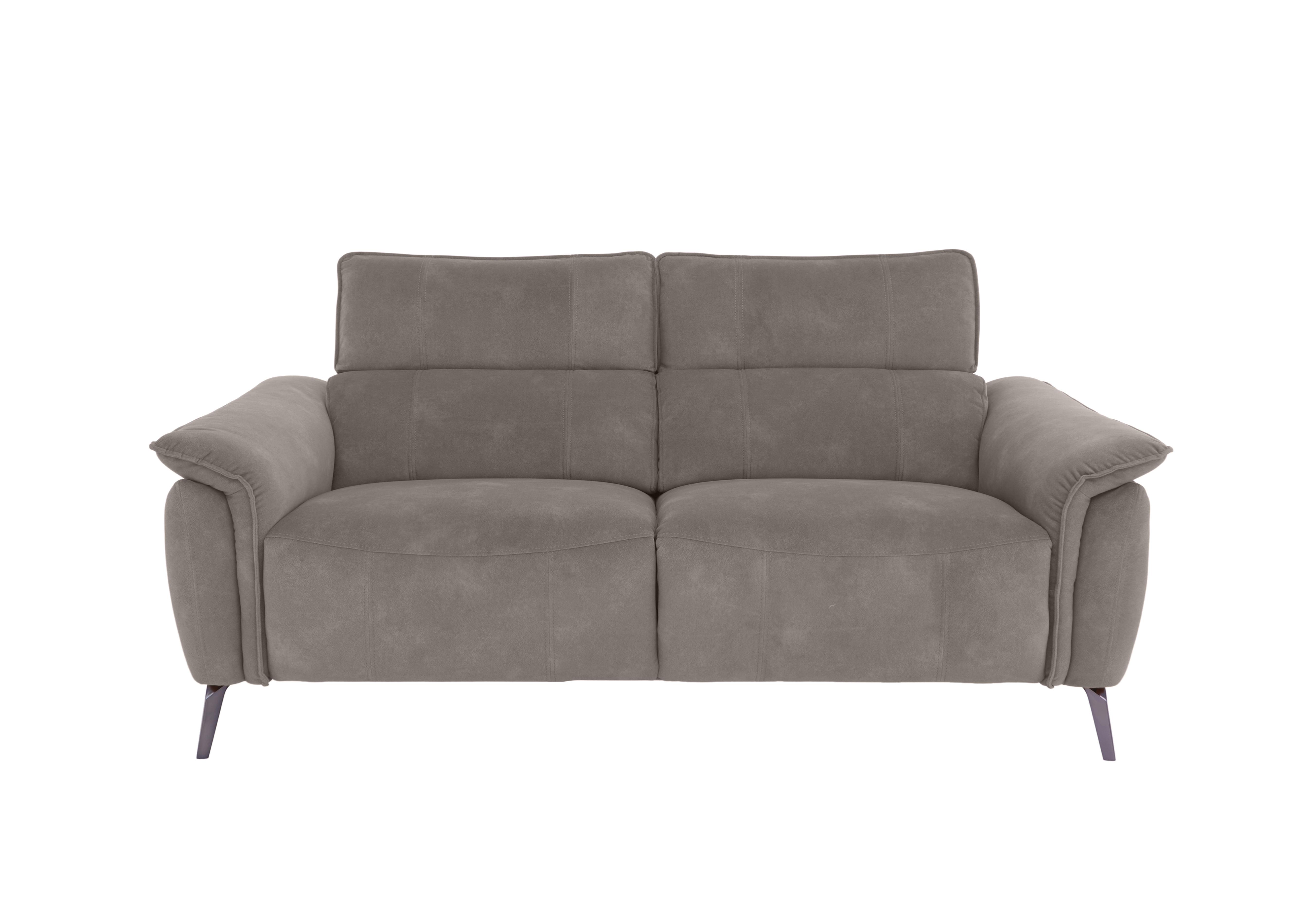 Jude Fabric 3 Seater Power Recliner Sofa with Power Headrests, Power Lumbar and Heated Seats in Dexter Mocha 43504 on Furniture Village