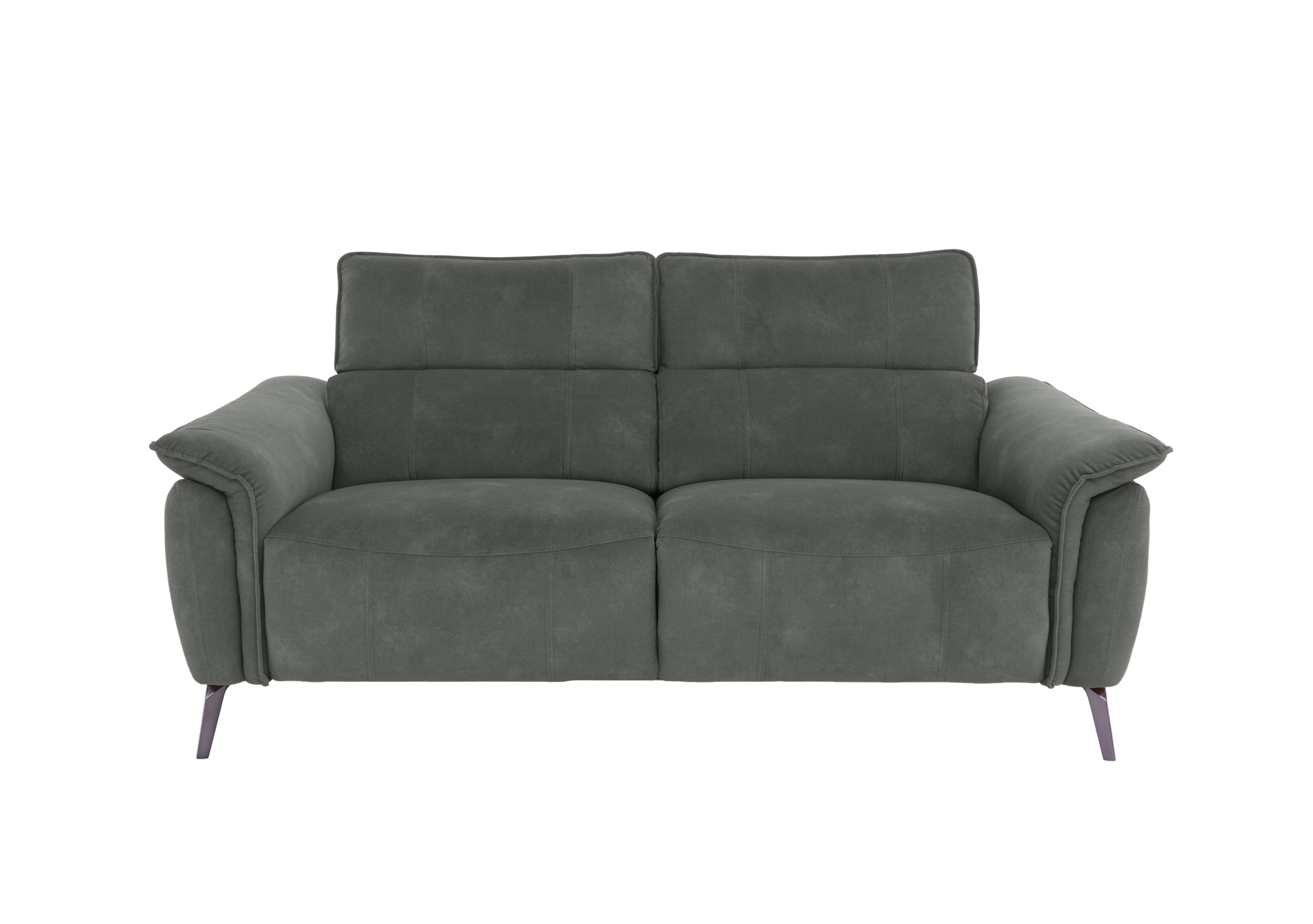 Jude Fabric 3 Seater Power Recliner Sofa with Power Headrests, Power Lumbar and Heated Seats in Dexter Moss 43515 on Furniture Village