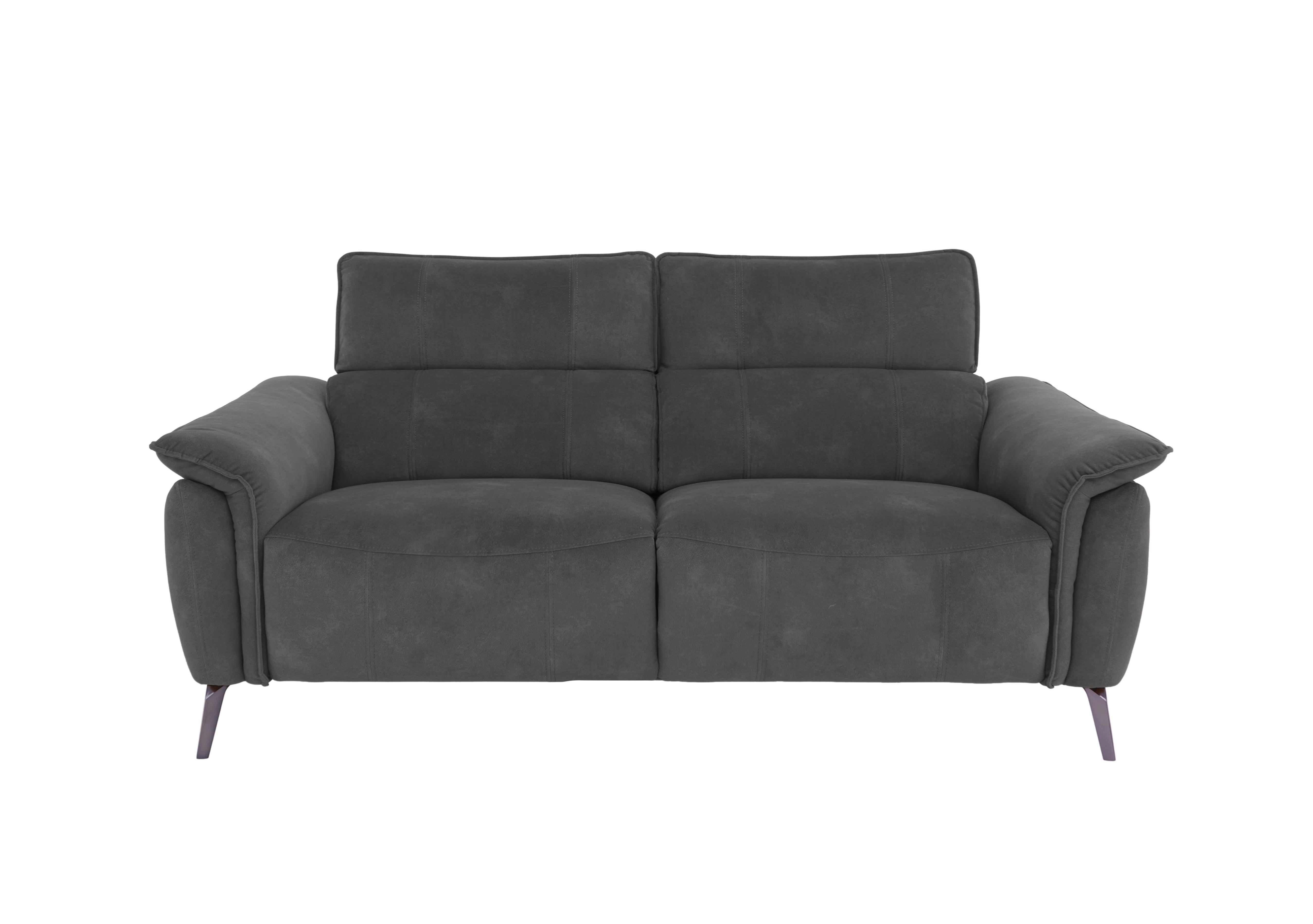 Jude Fabric 3 Seater Power Recliner Sofa with Power Headrests, Power Lumbar and Heated Seats in Dexter Shadow 43519 on Furniture Village