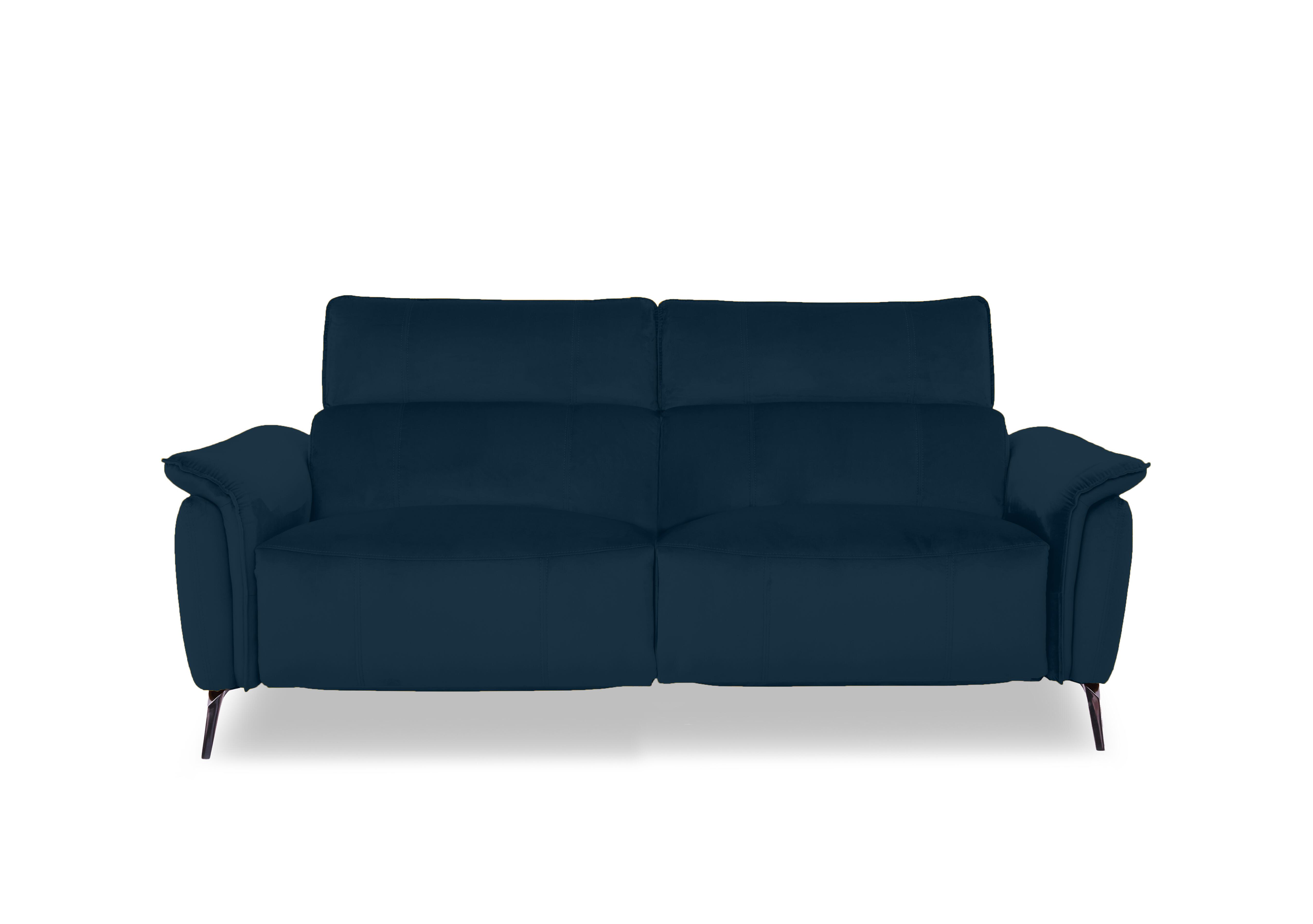 Jude Fabric 3 Seater Power Recliner Sofa with Power Headrests, Power Lumbar and Heated Seats in Opulence Royal 50495 on Furniture Village
