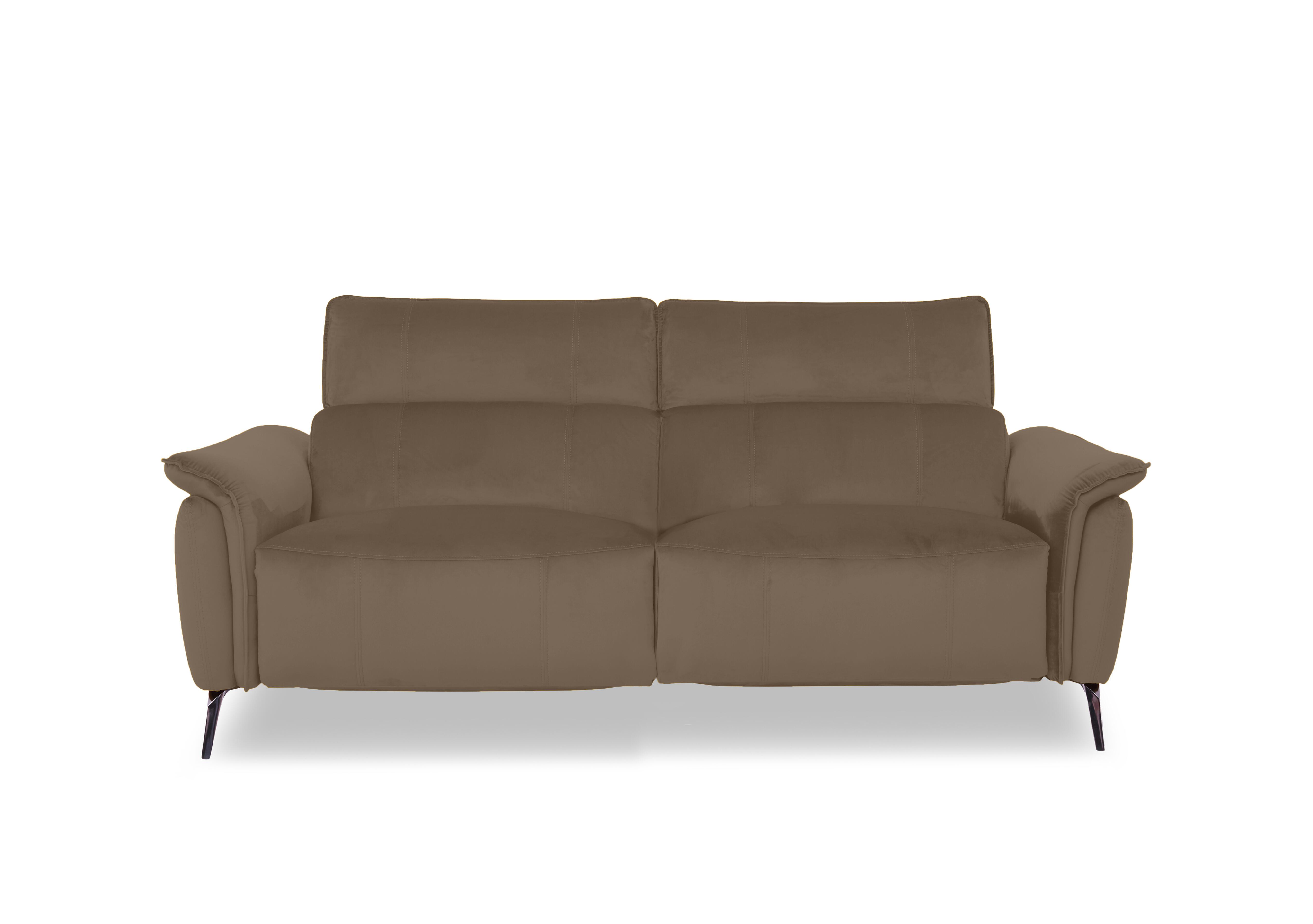 Jude Fabric 3 Seater Power Recliner Sofa with Power Headrests and Power Lumbar in Opulence Cedar 51014 on Furniture Village