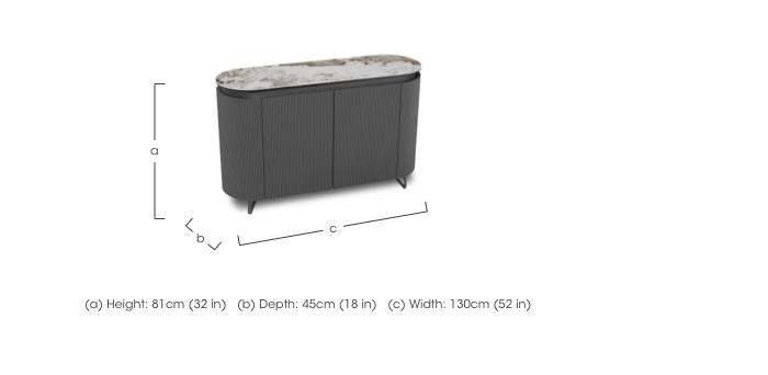Jose 2 Door Sideboard in  on Furniture Village