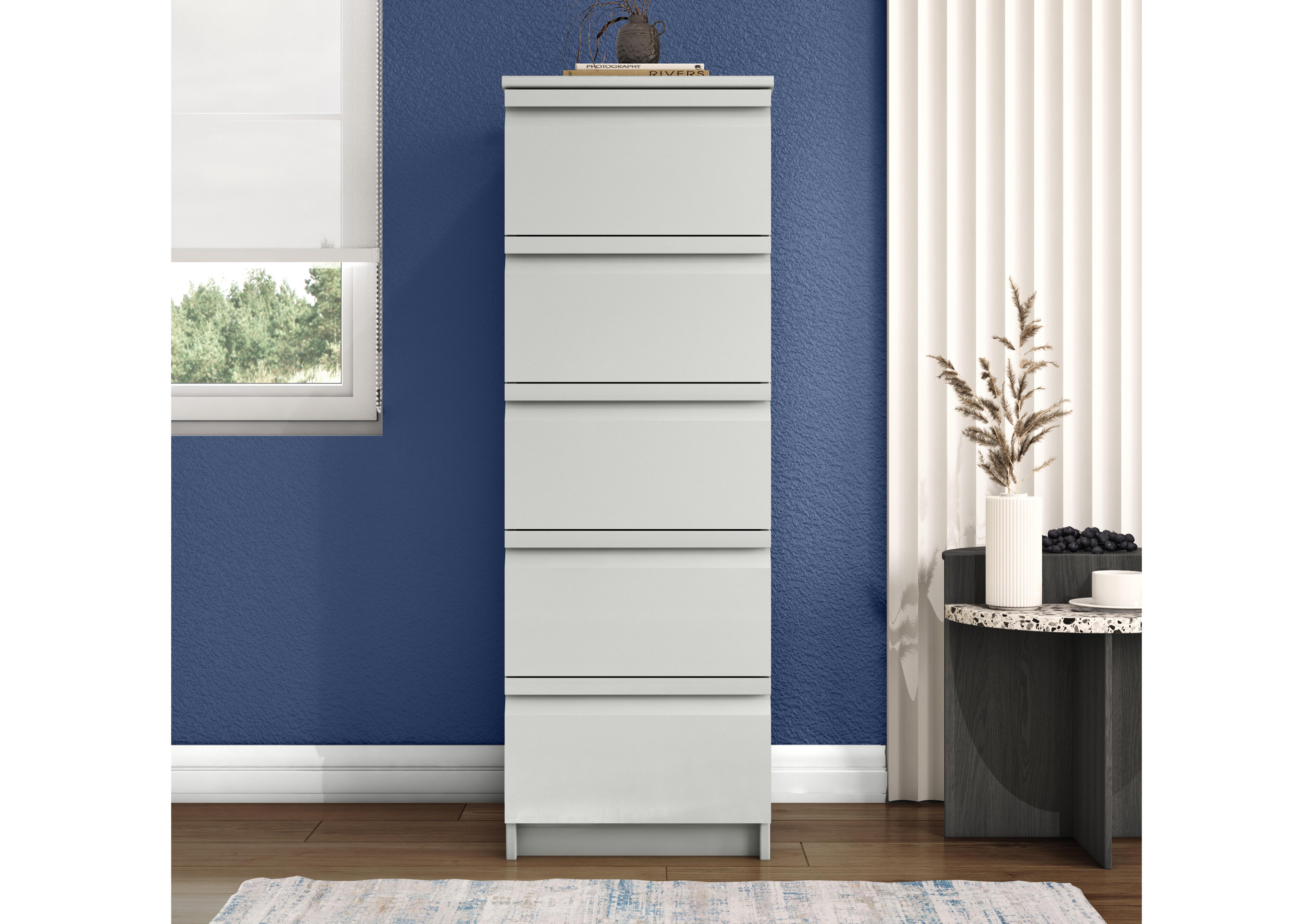 Kings Cross 5 Drawer Tallboy in  on Furniture Village