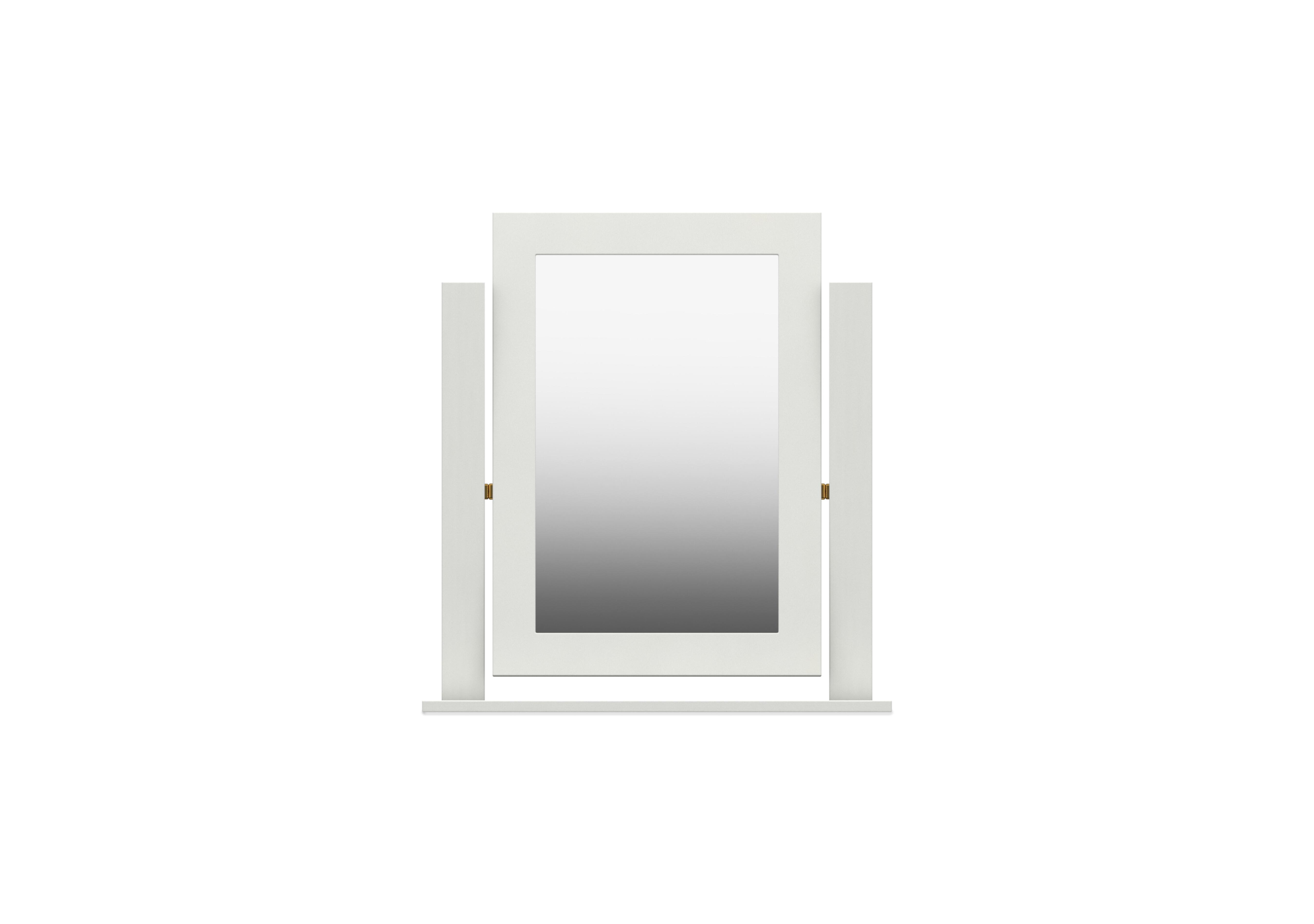 Kings Cross Dressing Table Mirror in White Gloss on Furniture Village
