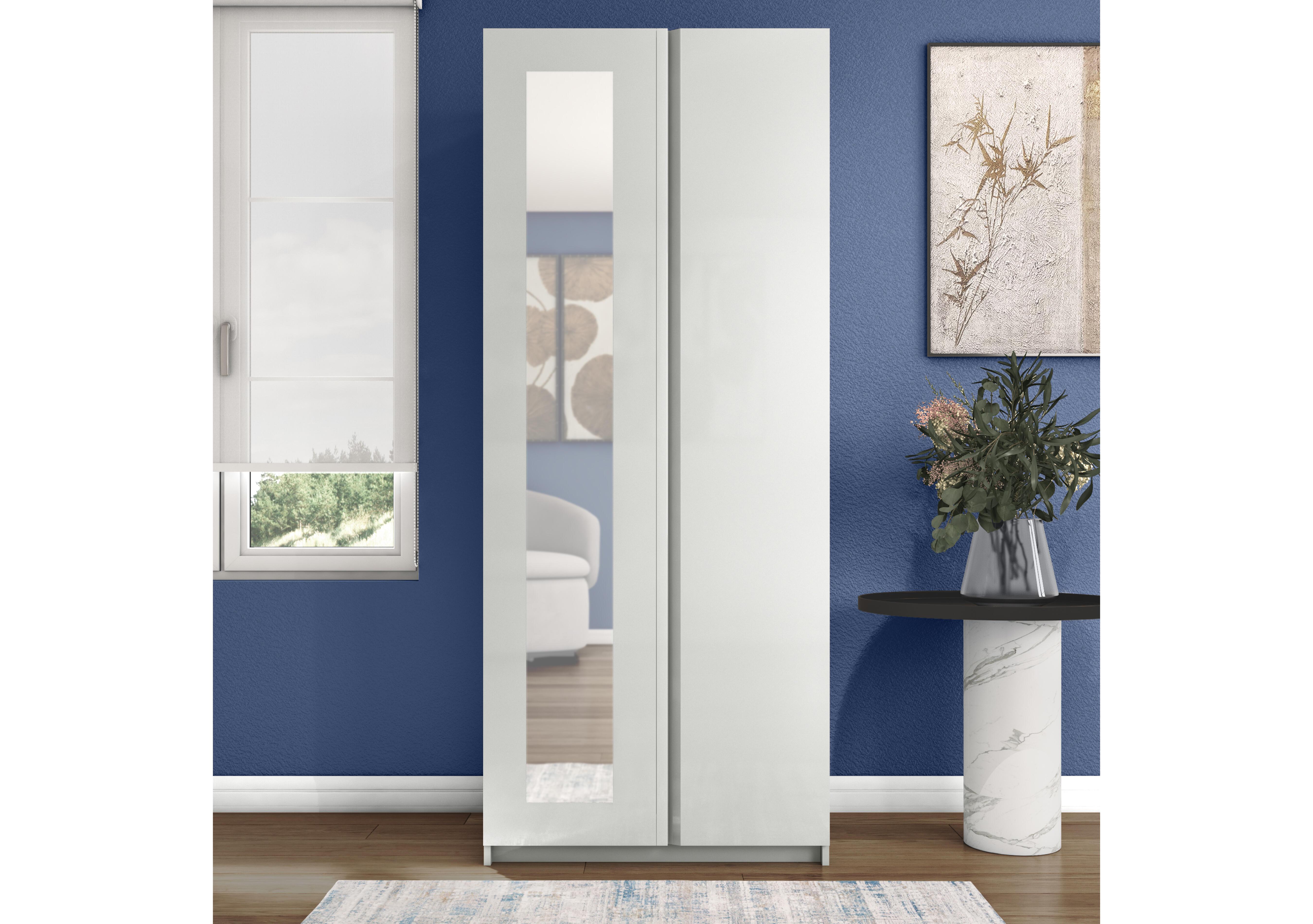 Kings Cross 2 Door Wardrobe with Mirror in  on Furniture Village