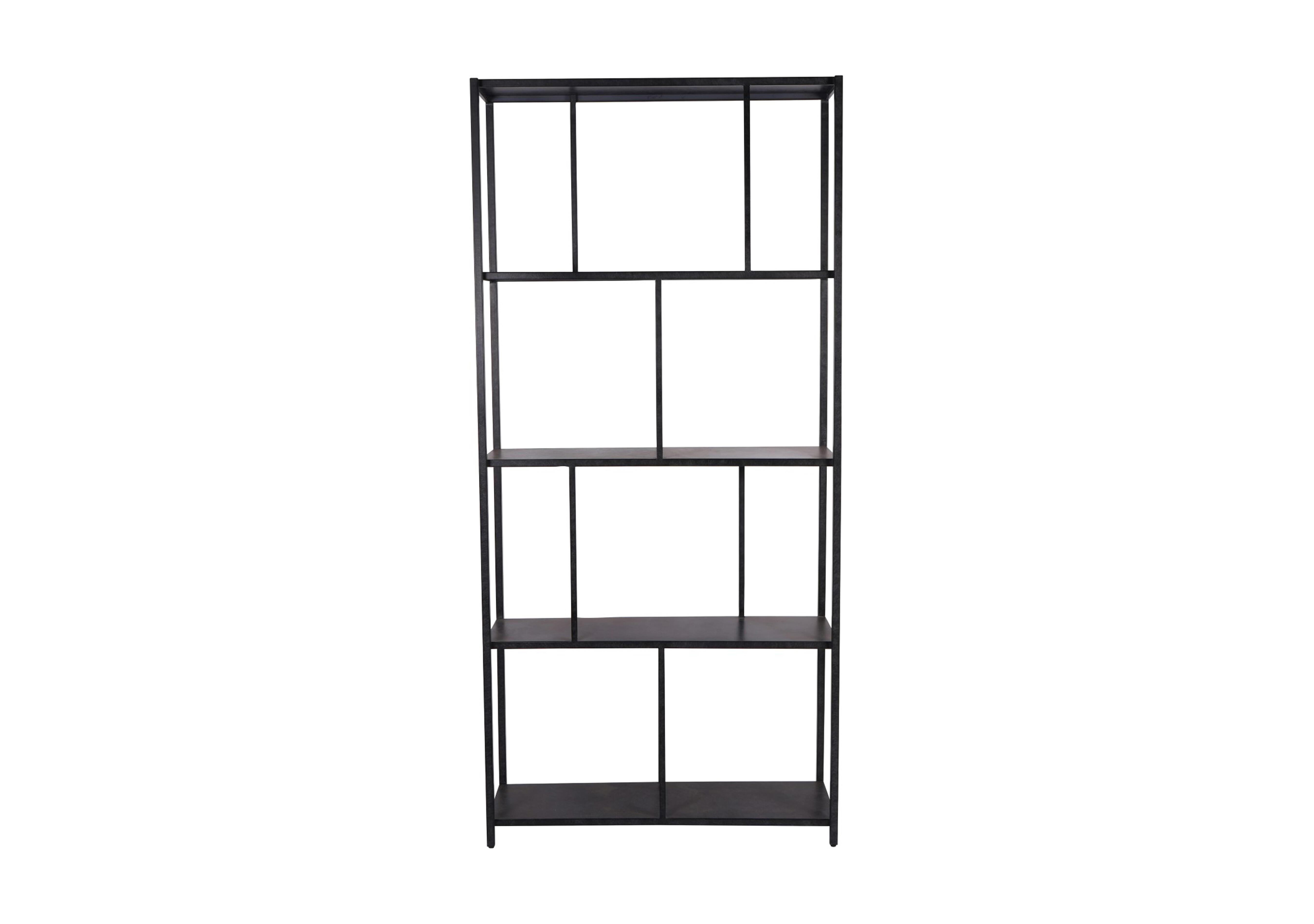 Ardent Shelving Unit in Black on Furniture Village