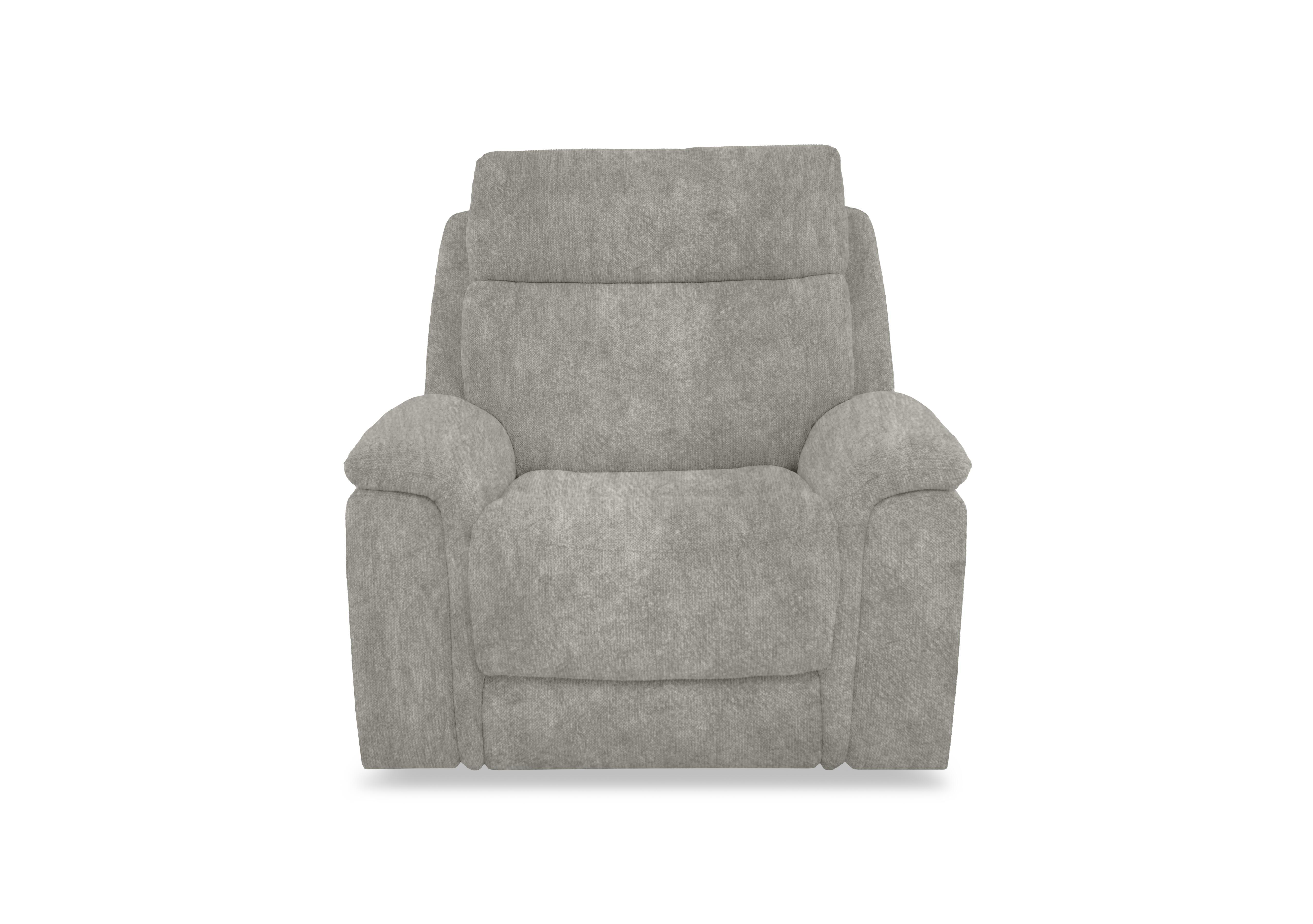 Chill Fabric Power Recliner Chair with Bluetooth in Bfa-Bnn-R28 Grey on Furniture Village