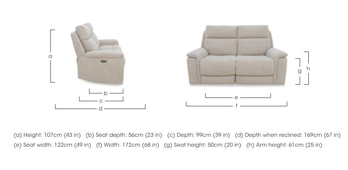 Chill Fabric 2 Seater Sofa in  on Furniture Village
