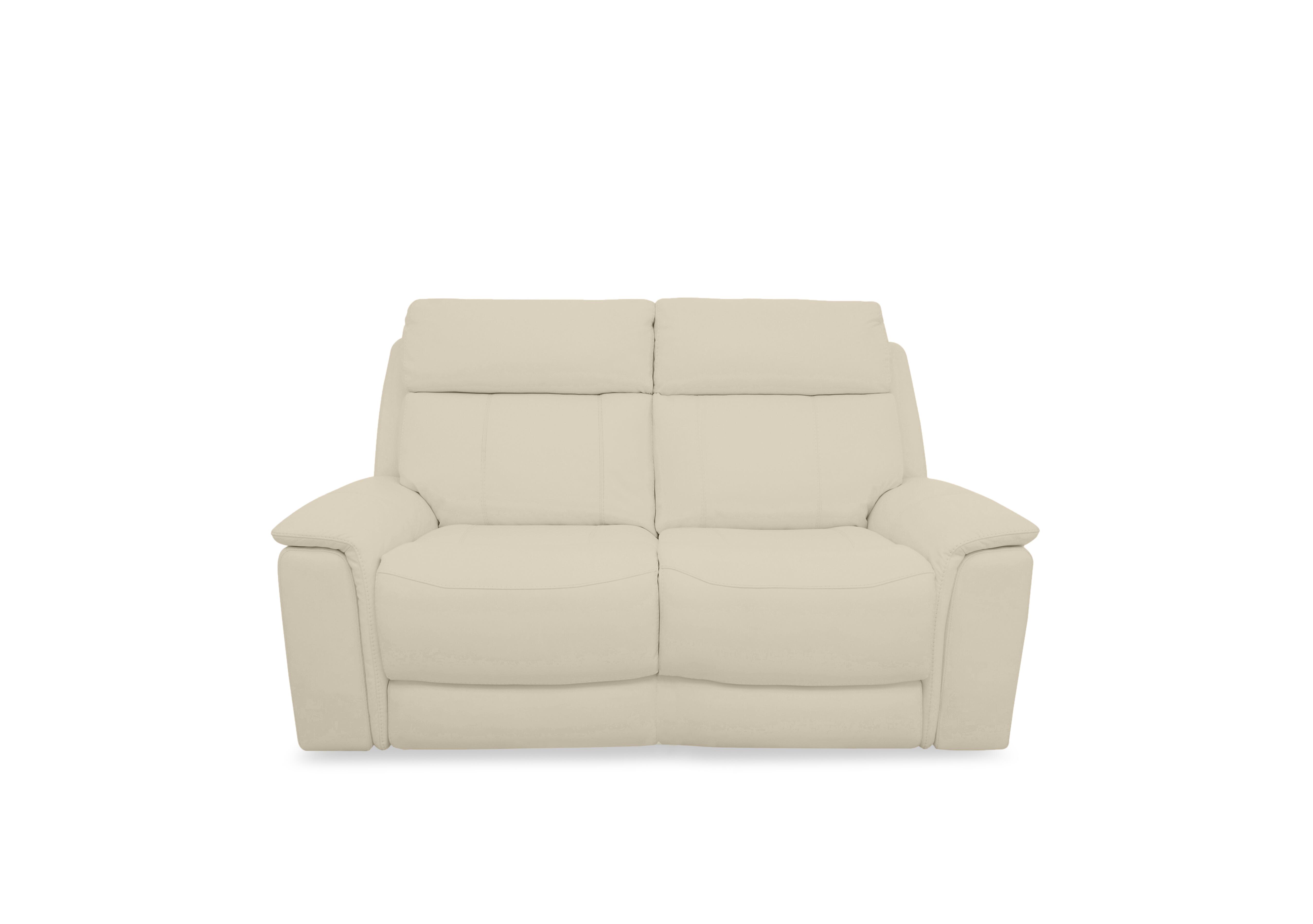 Chill Leather 2 Seater Sofa in Bv-862c Bisque on Furniture Village