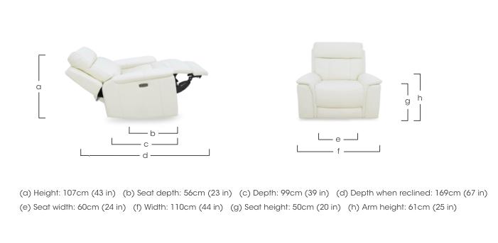 Chill Leather Chair in  on Furniture Village