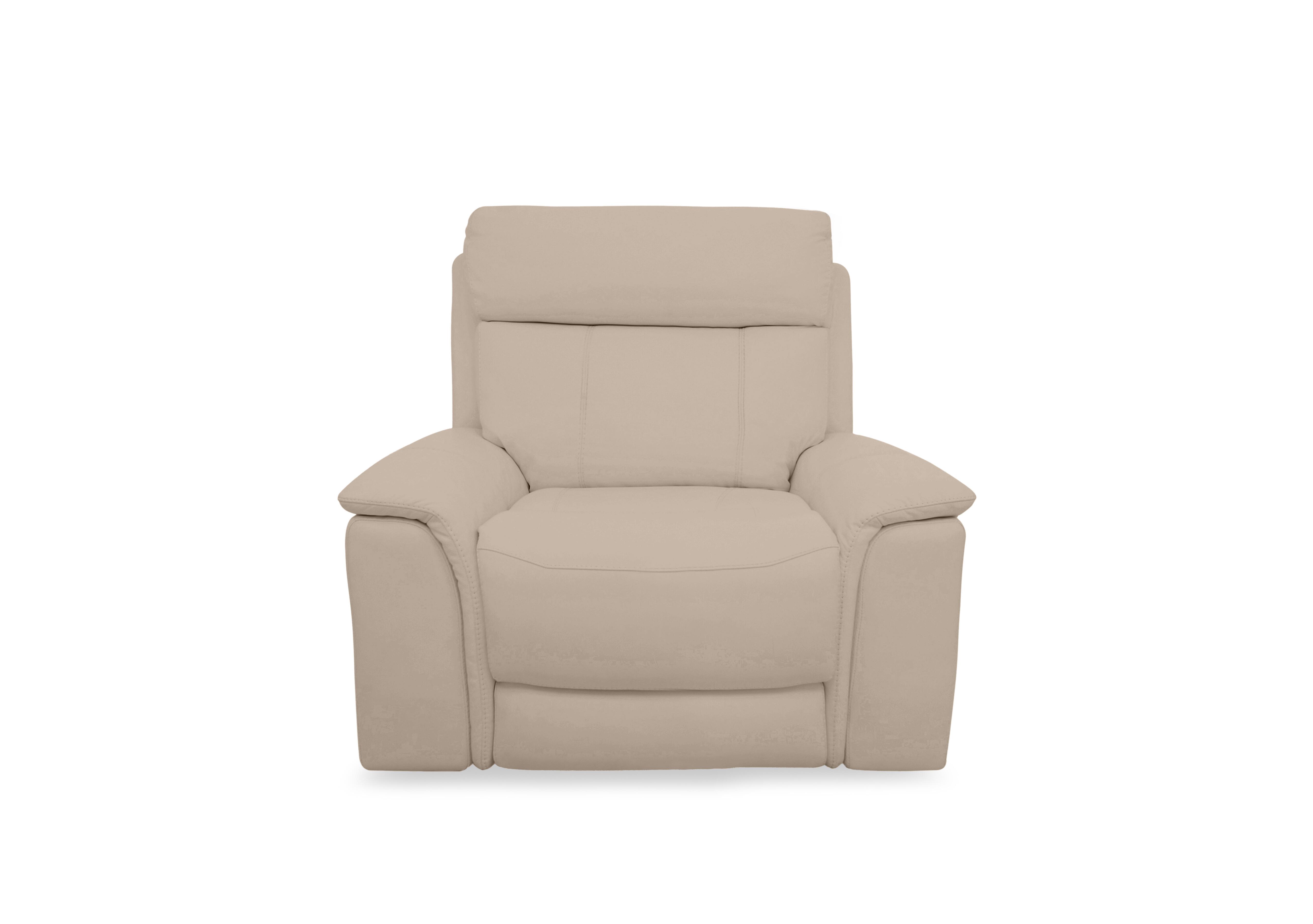 Chill Leather Chair in Bv-039c Pebble on Furniture Village
