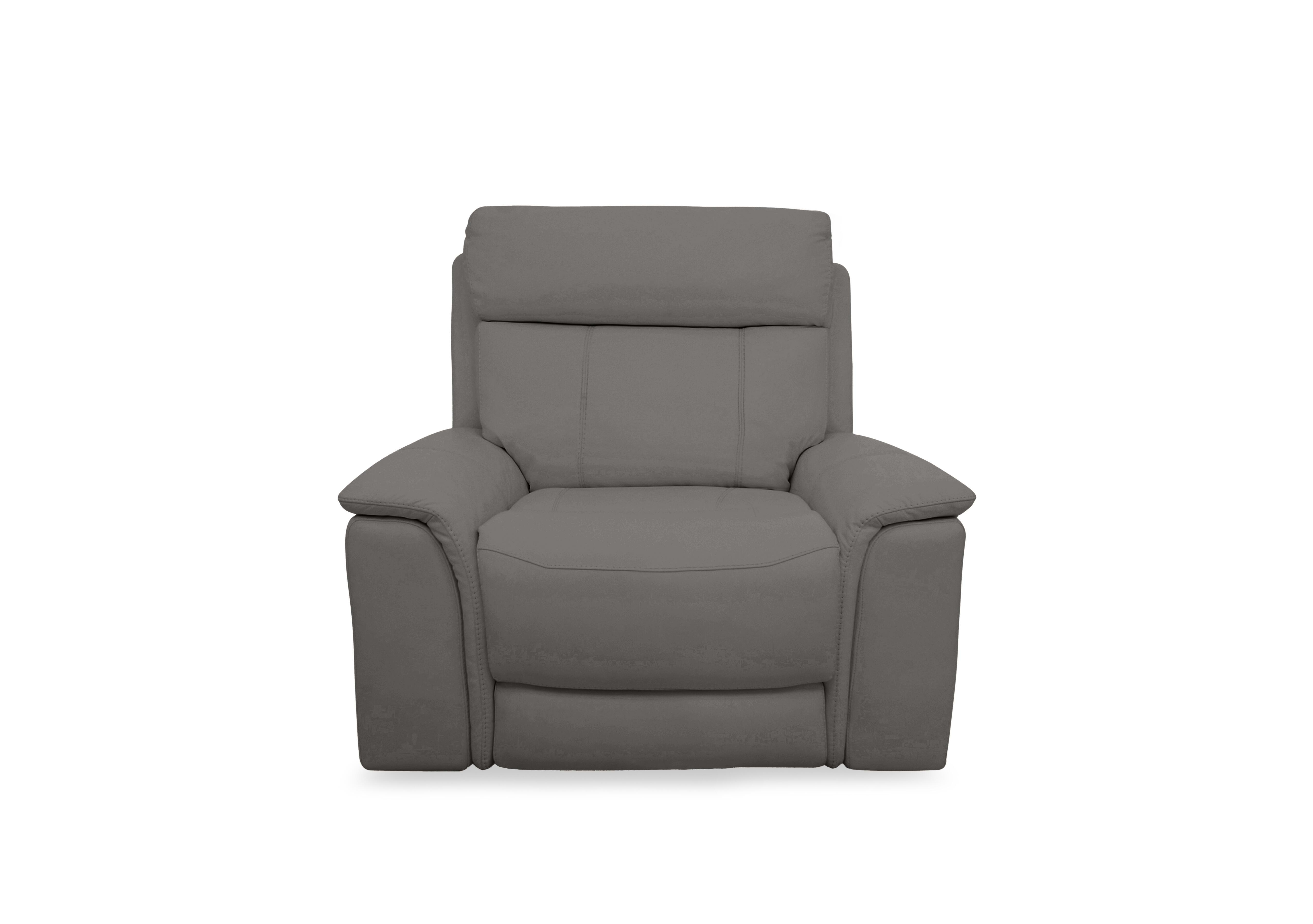 Chill Leather Chair in Bv-042e Elephant on Furniture Village