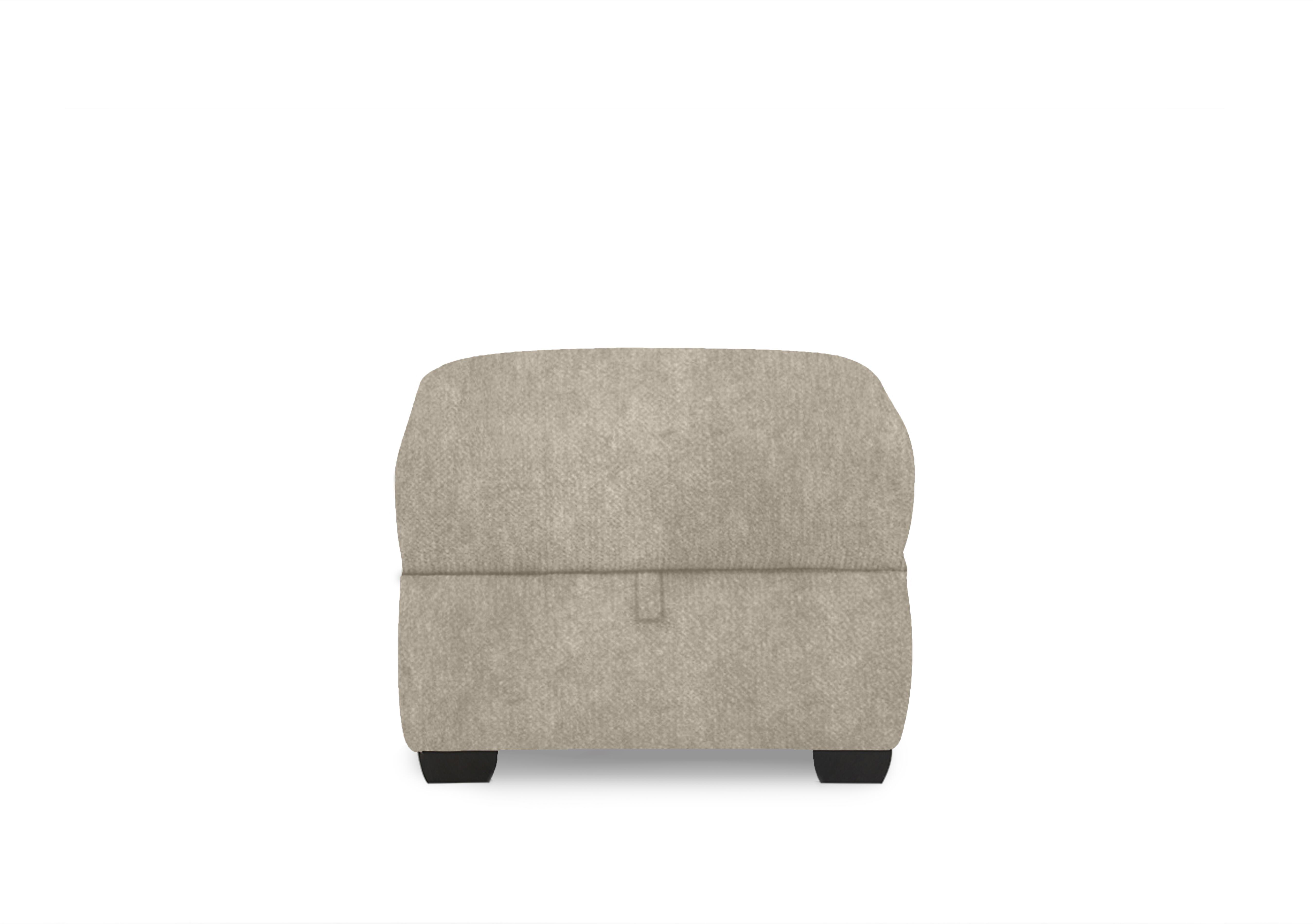 Chill Fabric Storage Footstool in Bfa-Bnn-R26 Cream on Furniture Village