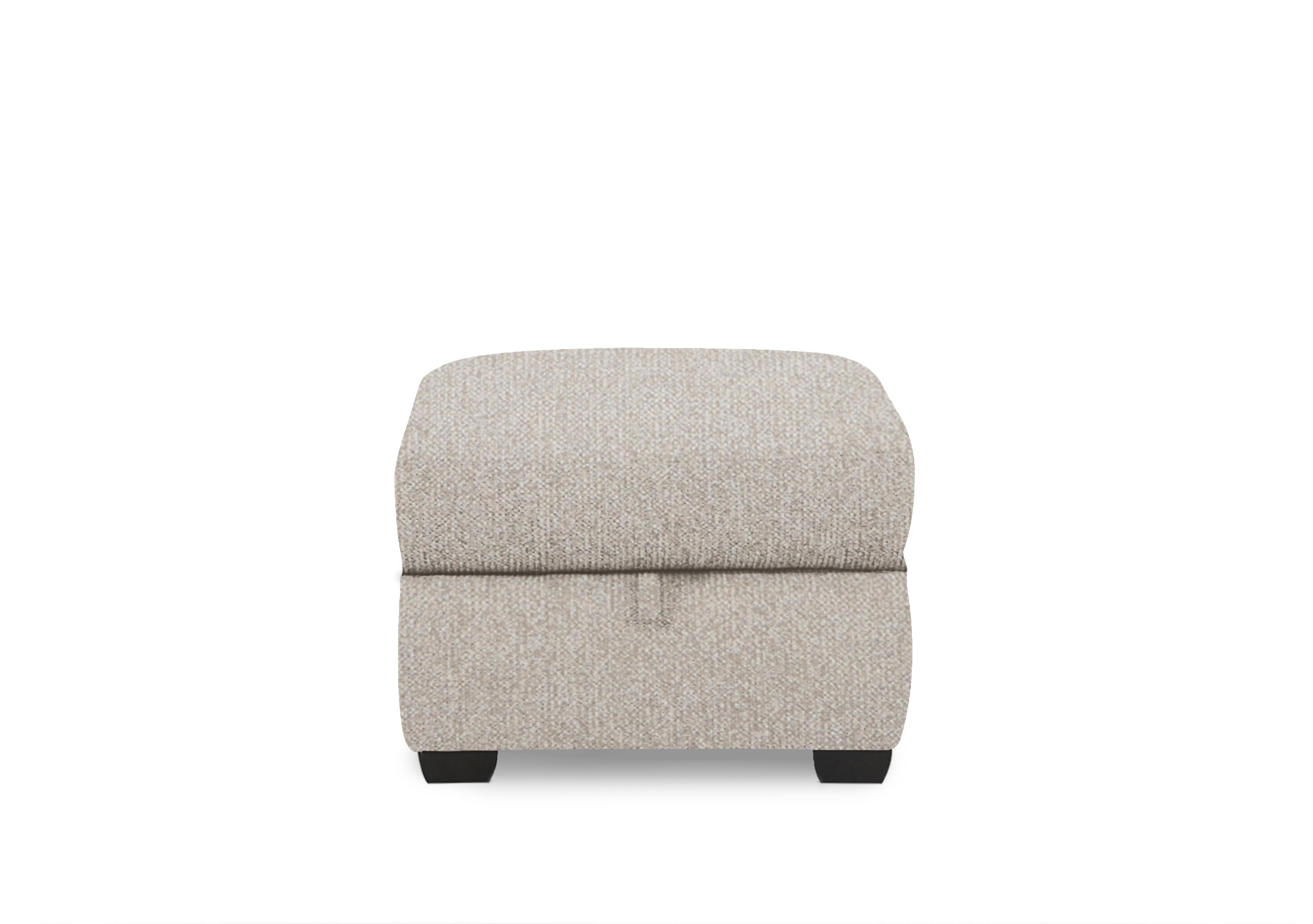 Chill Fabric Storage Footstool in Fab-Mil-R120 Mink on Furniture Village