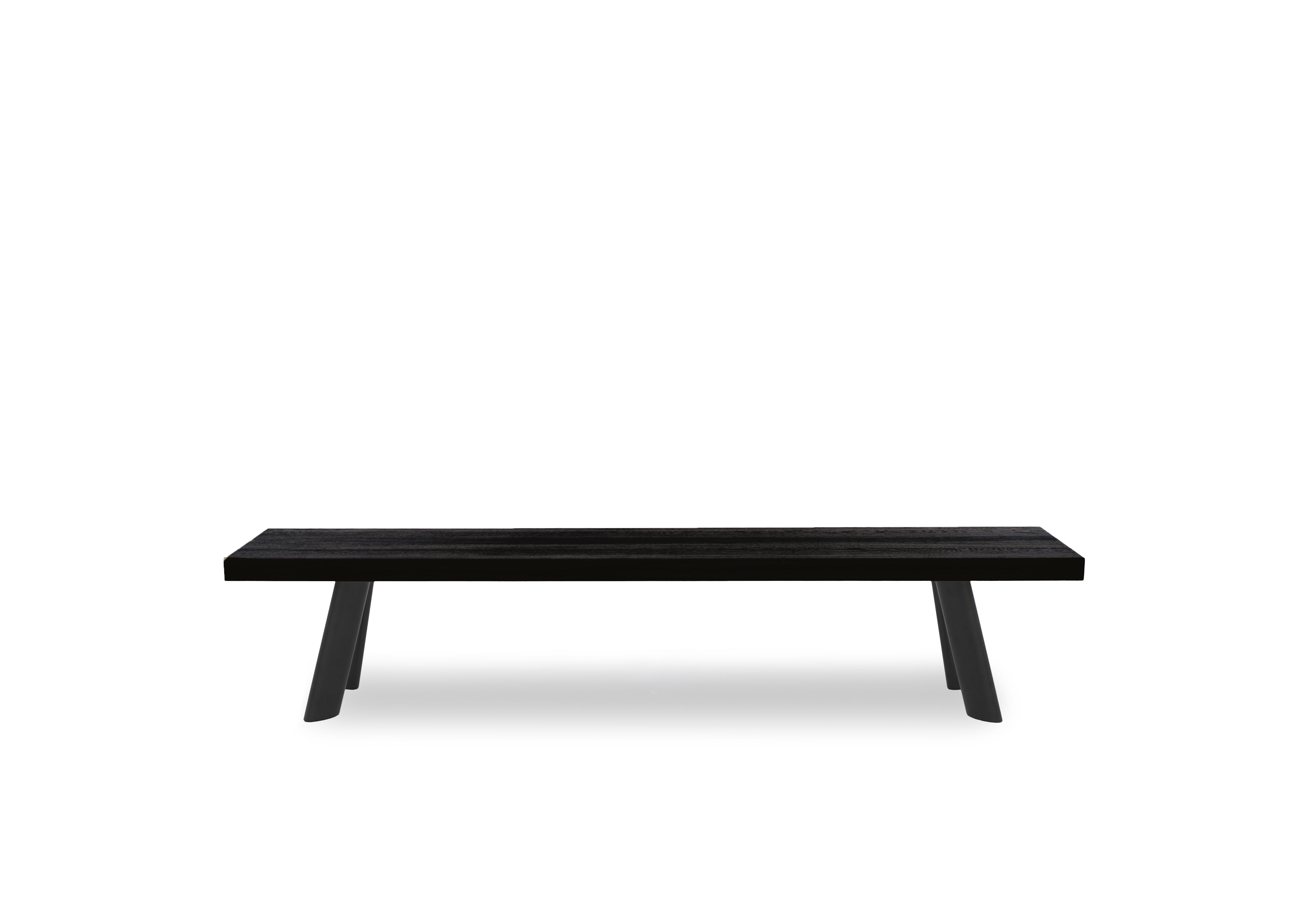 Athena Dining Bench in 7 Black on Furniture Village