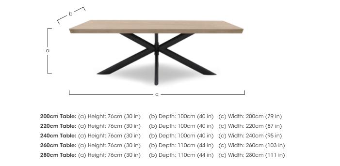 Athena Dining Table in  on Furniture Village