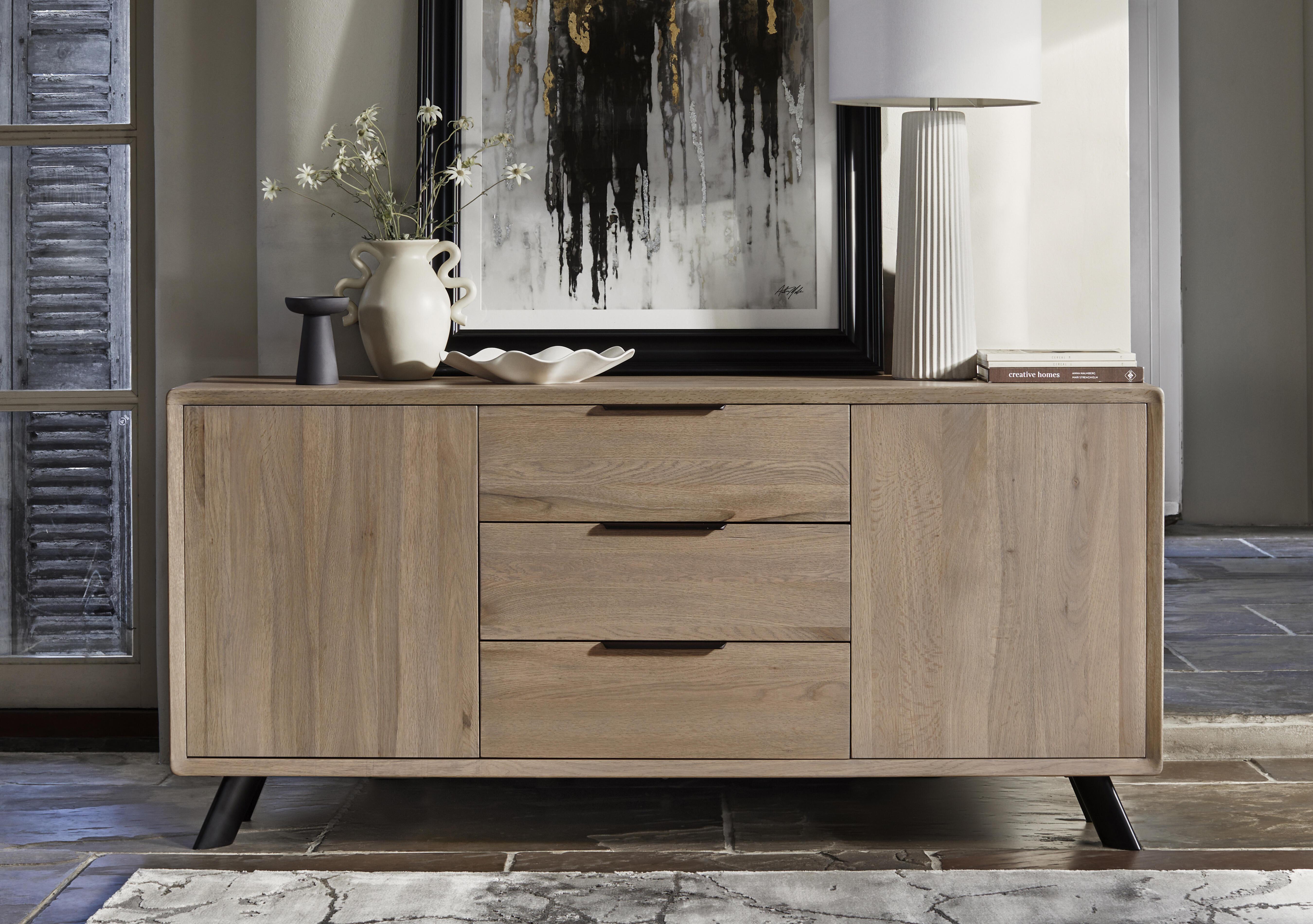 Athena 2 Door 3 Drawer Sideboard in  on Furniture Village