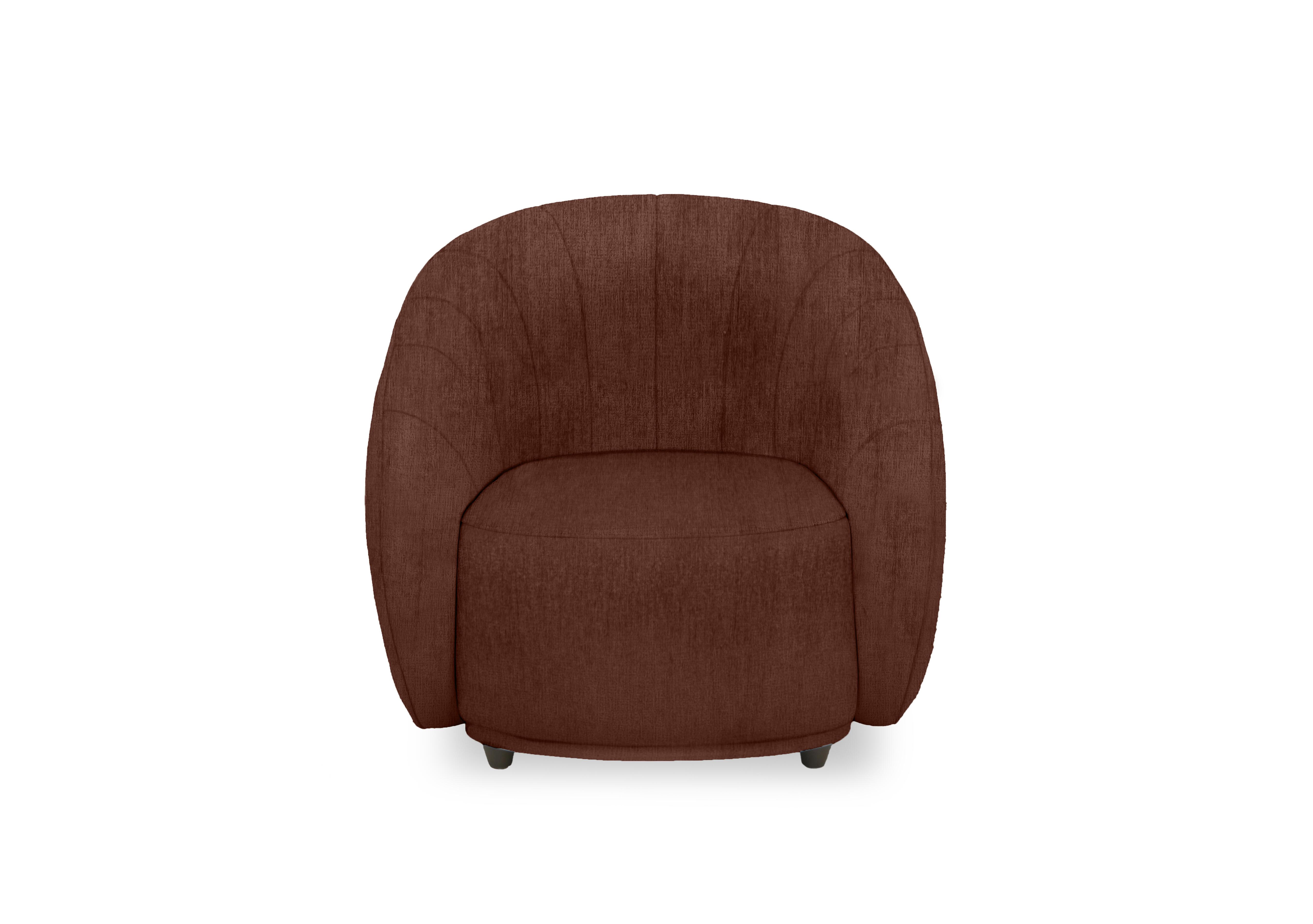 Gemini Fabric Accent Chair in Fab-Crn-R500 Caramel on Furniture Village