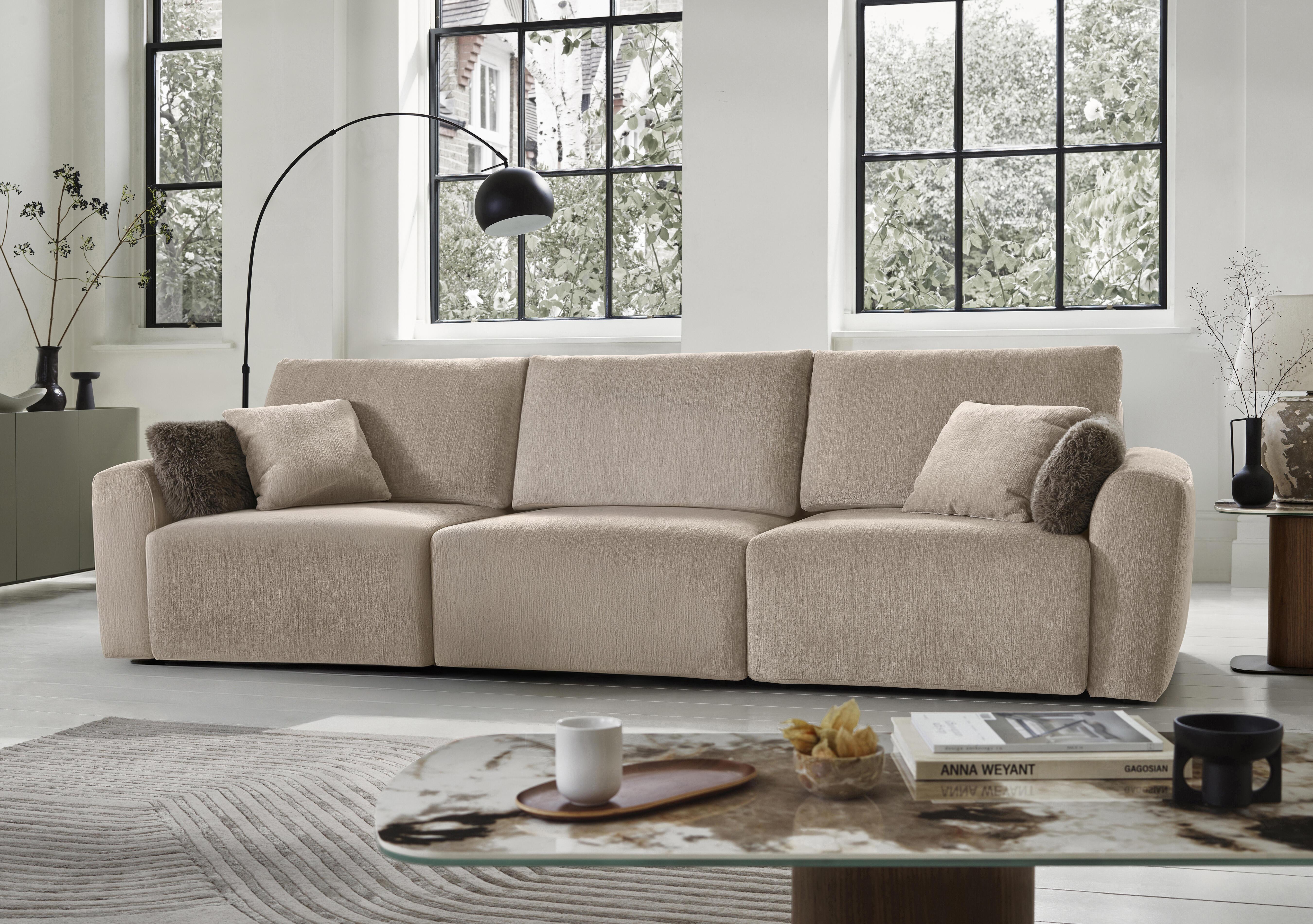 Gemini Fabric 3 Seater Power Glider Sofa in  on Furniture Village