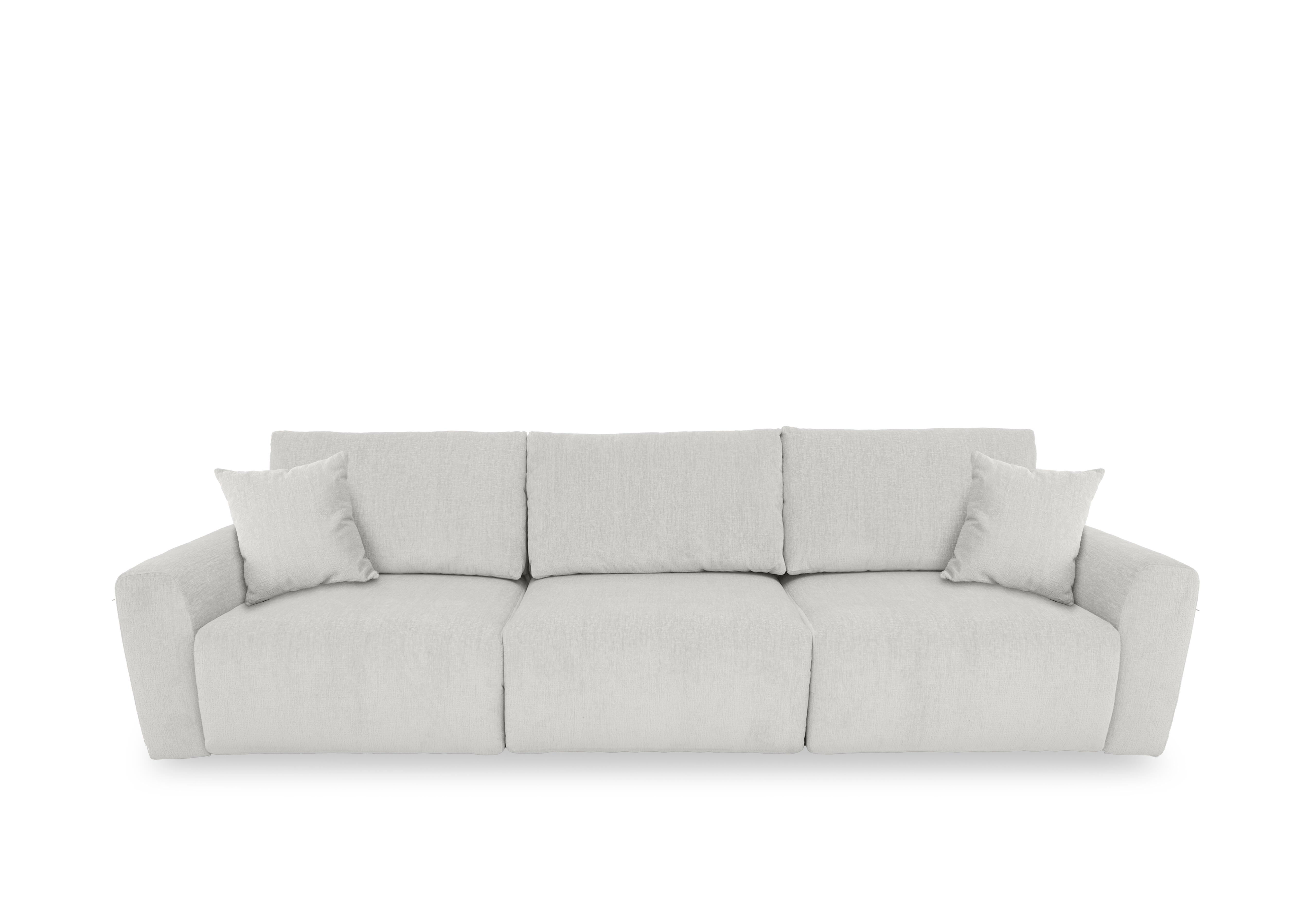 Gemini Fabric 3 Seater Power Glider Sofa in Fab-Crn-R104 Mist on Furniture Village