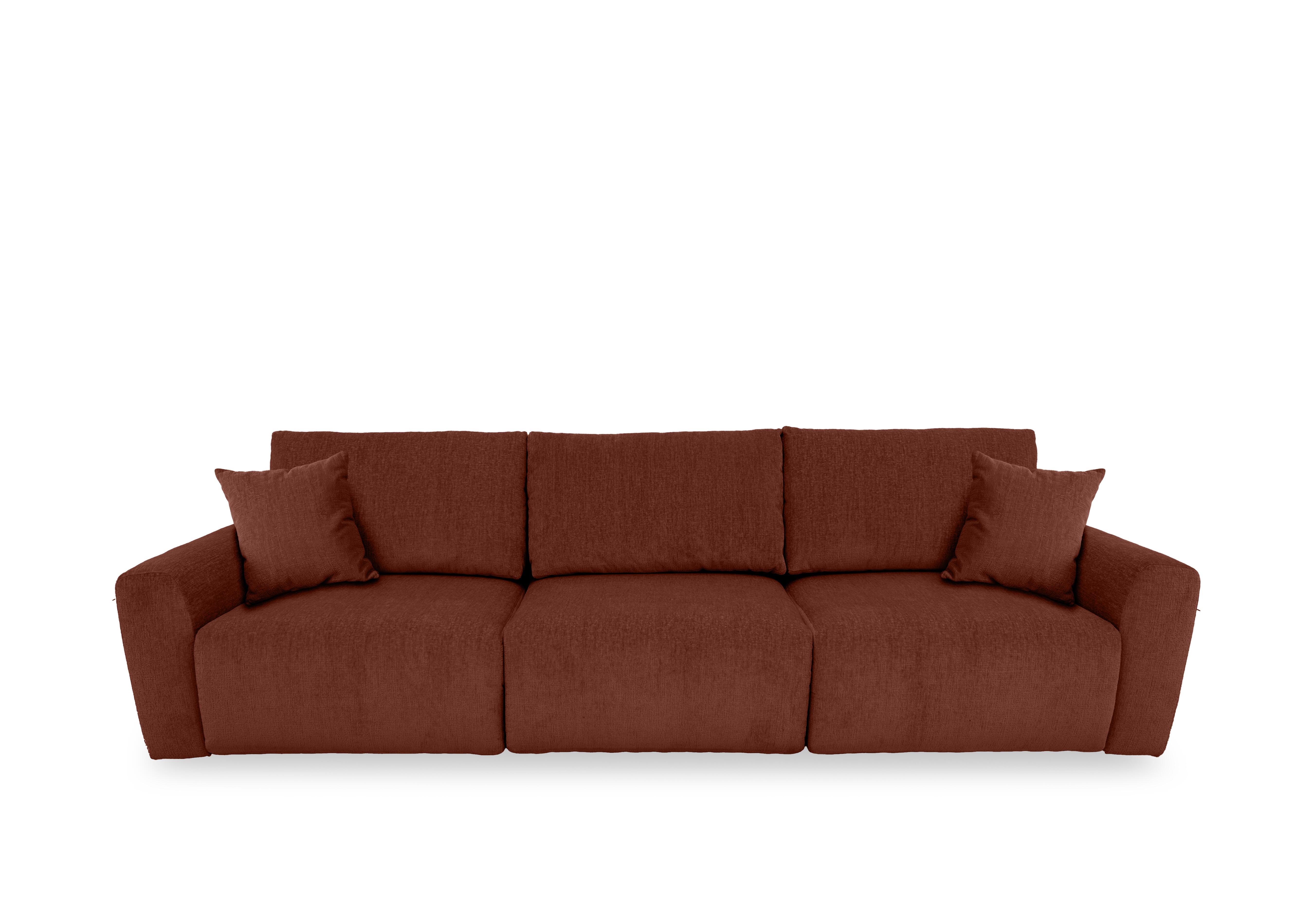 Gemini Fabric 3 Seater Power Glider Sofa in Fab-Crn-R500 Caramel on Furniture Village