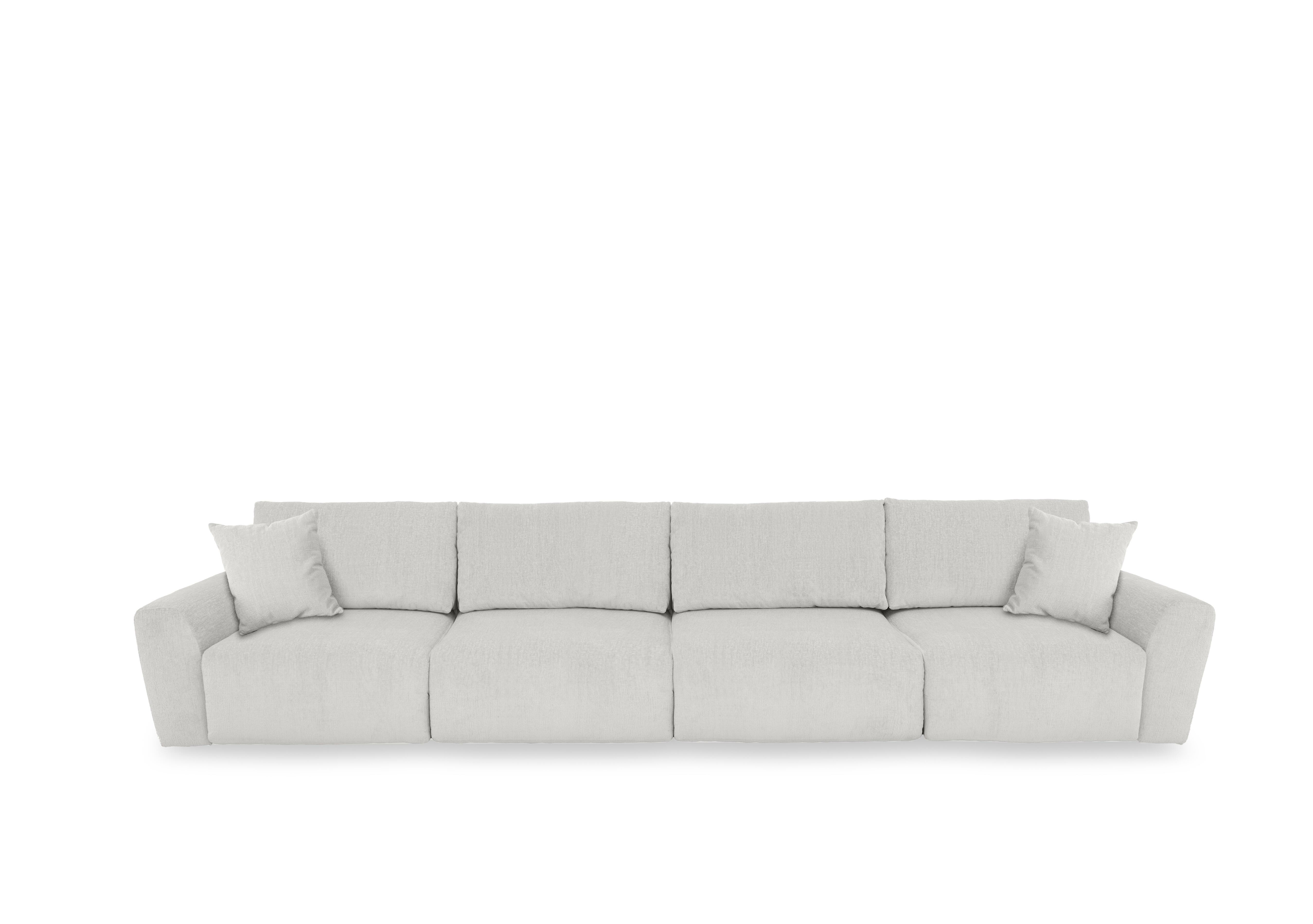 Gemini Fabric 4 Seater Power Glider Sofa in Fab-Crn-R104 Mist on Furniture Village
