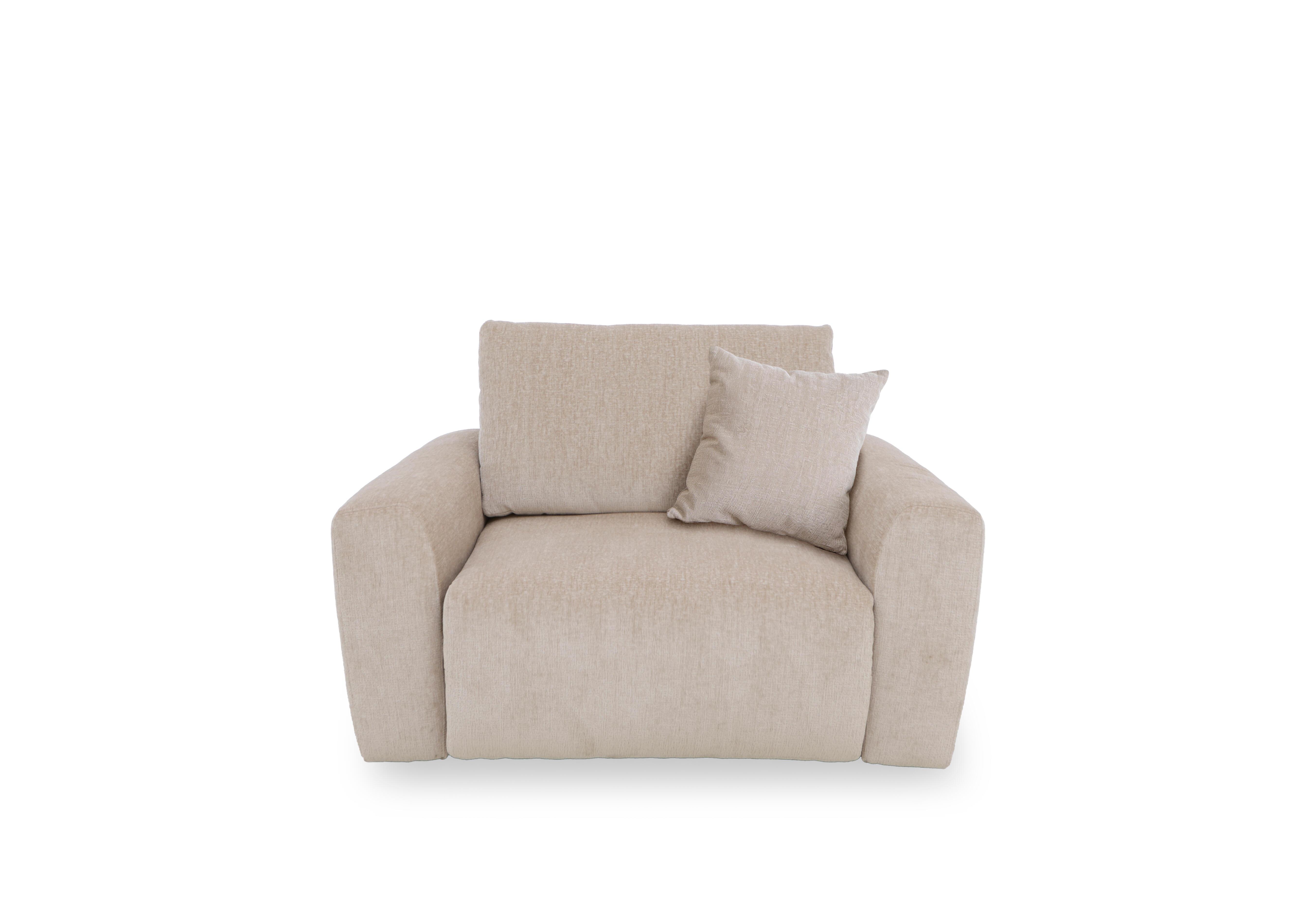 Gemini Fabric Remote Control Power Glider Chair in Fab-Crn-R120 Beige on Furniture Village