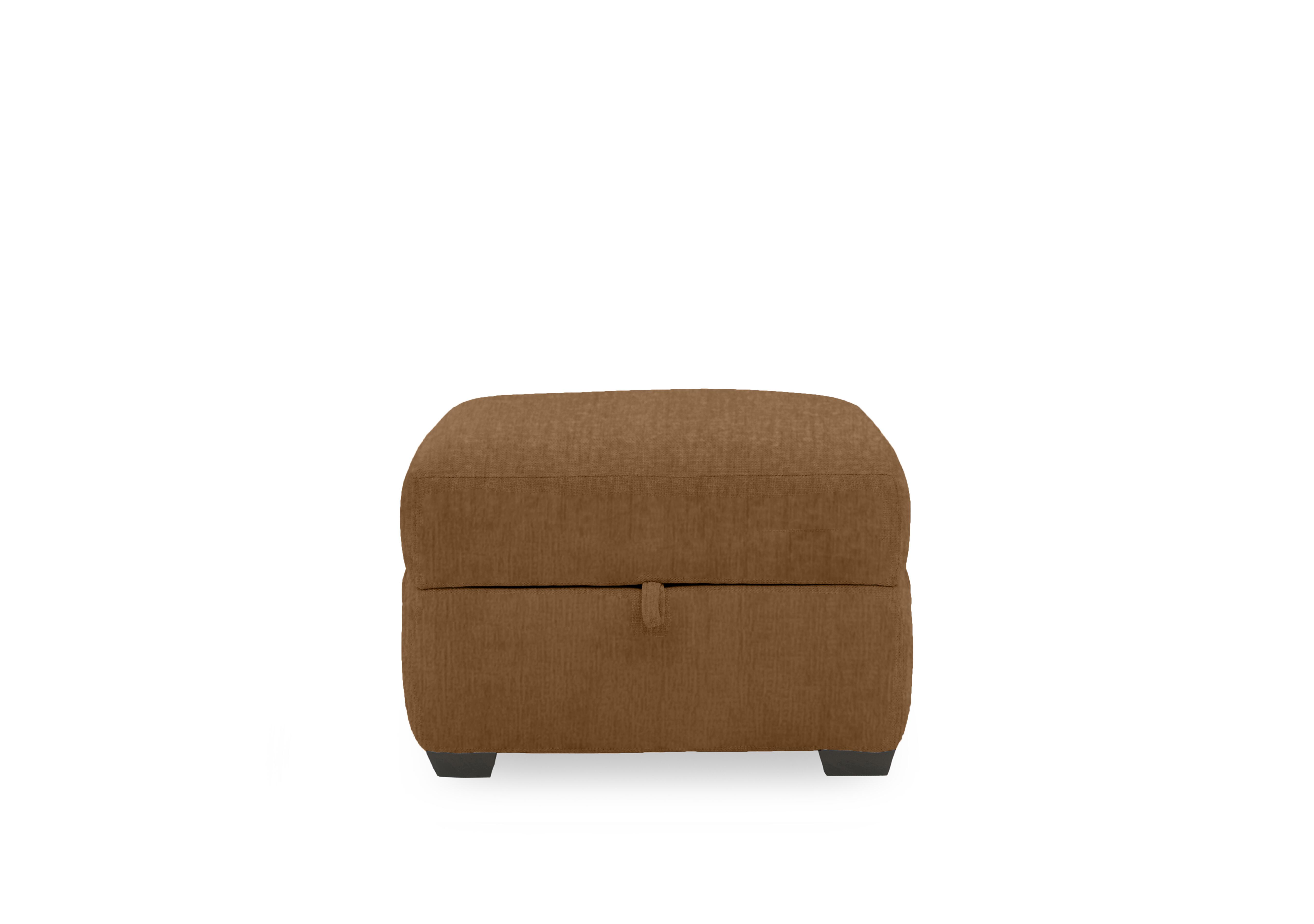 Gemini Fabric Storage Footstool in Fab-Crn-R272 Tumeric on Furniture Village