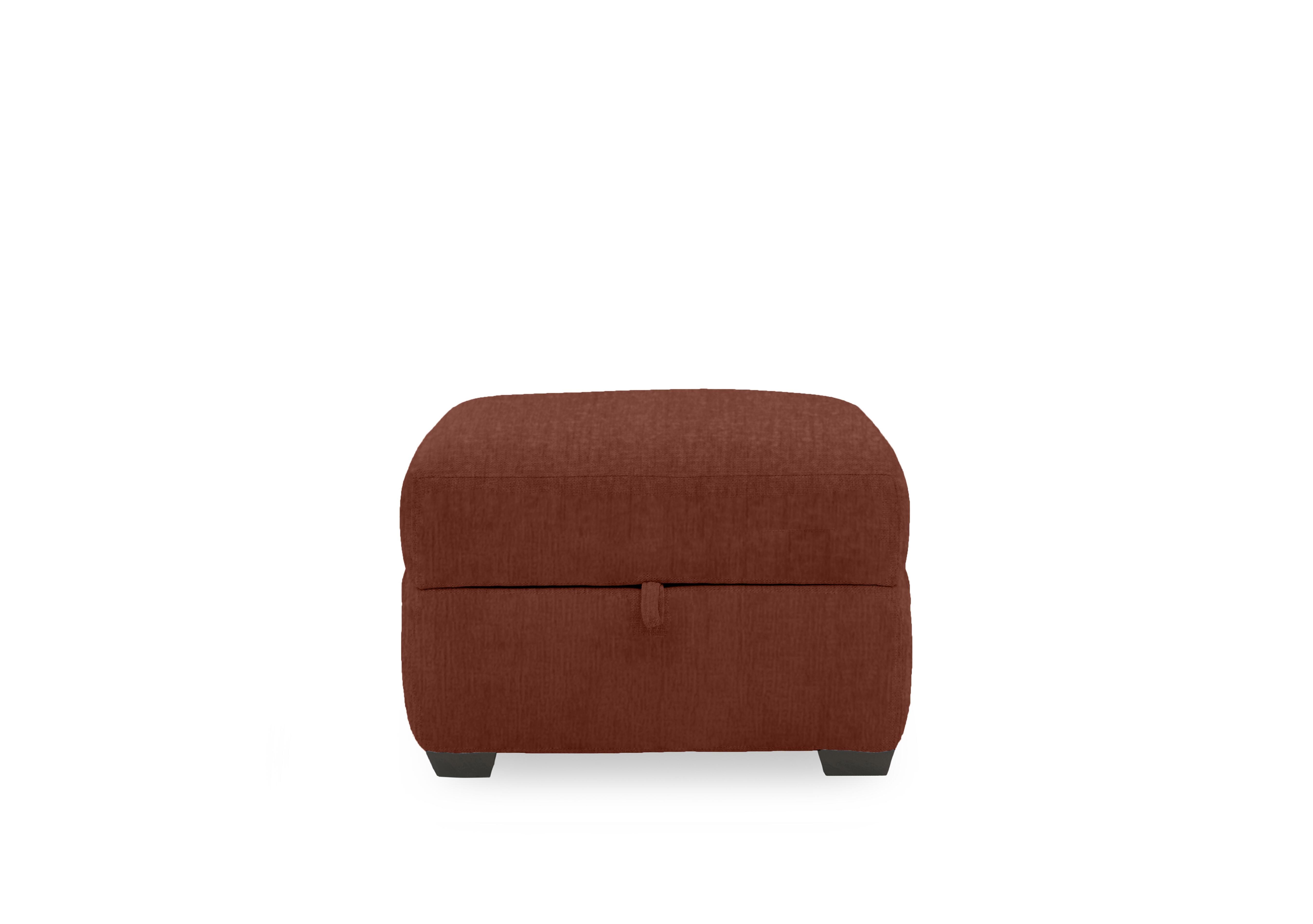 Gemini Fabric Storage Footstool in Fab-Crn-R500 Caramel on Furniture Village