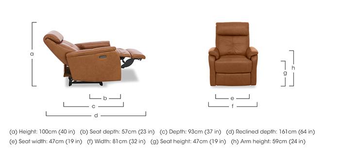 Compact Collection Titch Leather Chair in  on Furniture Village