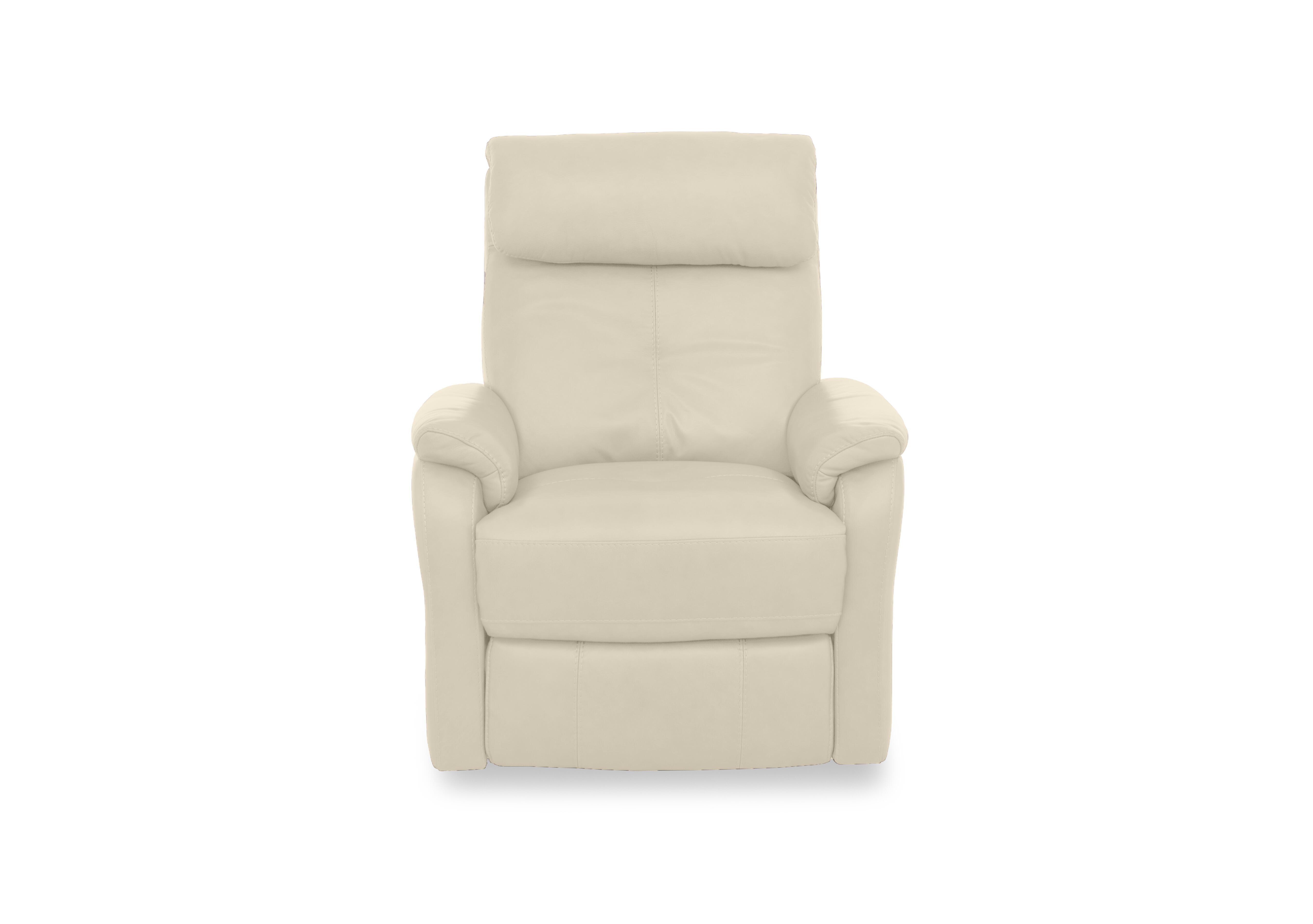 Compact Collection Titch Leather Chair in Bv-862c Bisque on Furniture Village