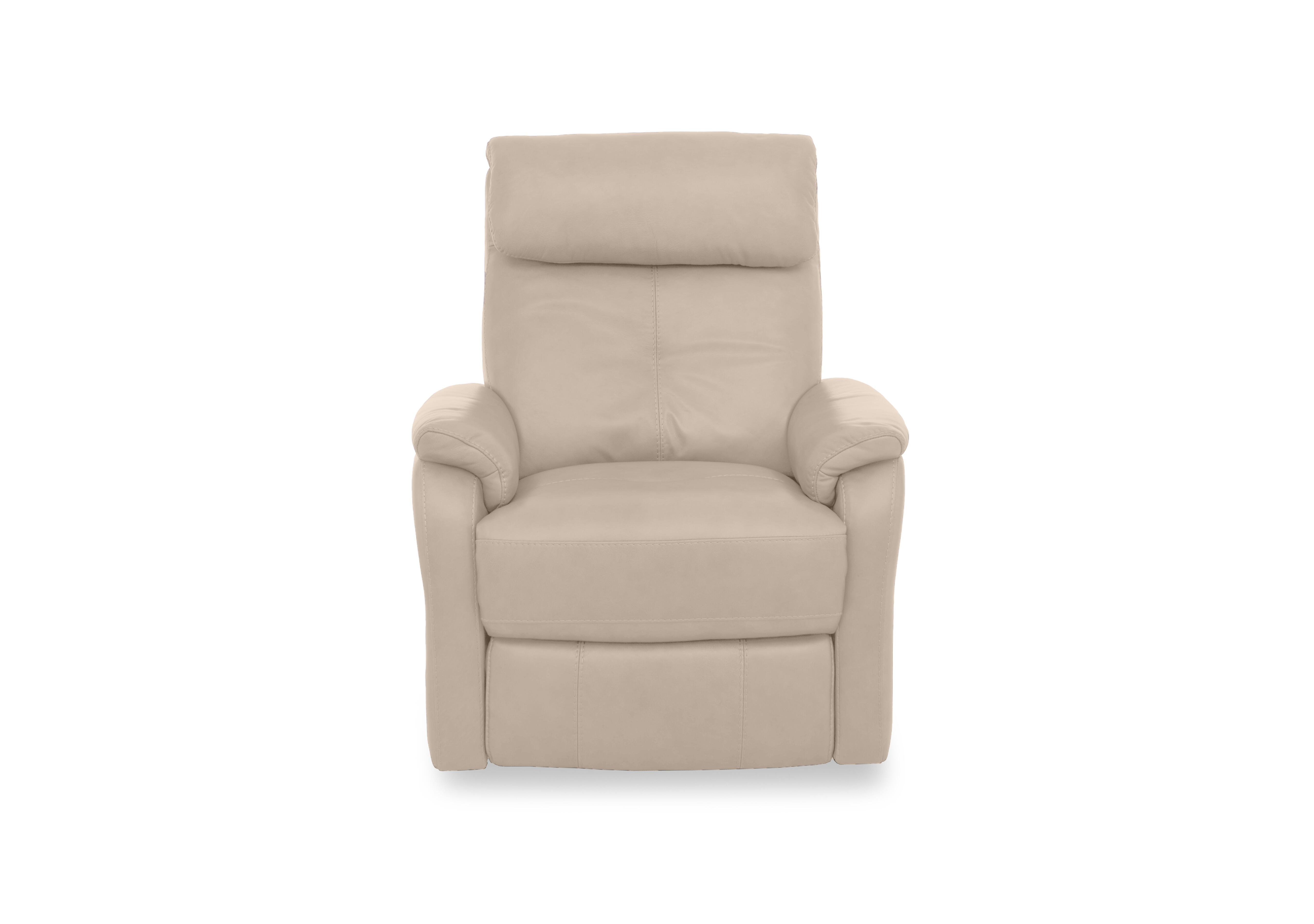 Compact Collection Titch Leather Chair in Nc-039c Pebble on Furniture Village