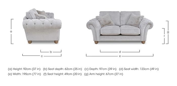 Cotswold 2 Seater Classic Back Sofa in  on Furniture Village