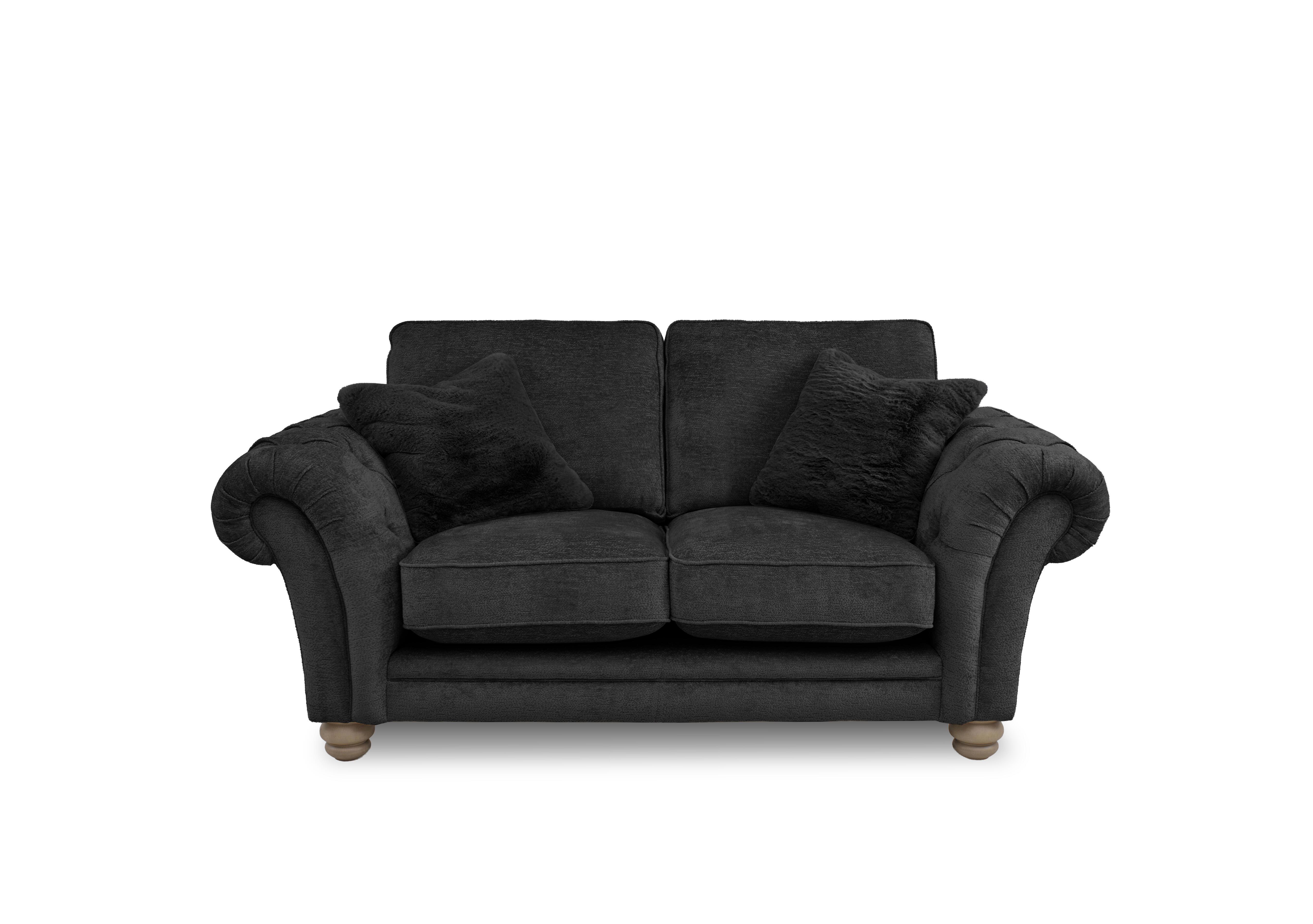 Cotswold 2 Seater Classic Back Sofa in Burford Charcoal Wo Ft on Furniture Village