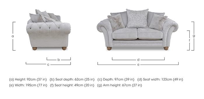 Cotswold 2 Seater Scatter Back Sofa in  on Furniture Village