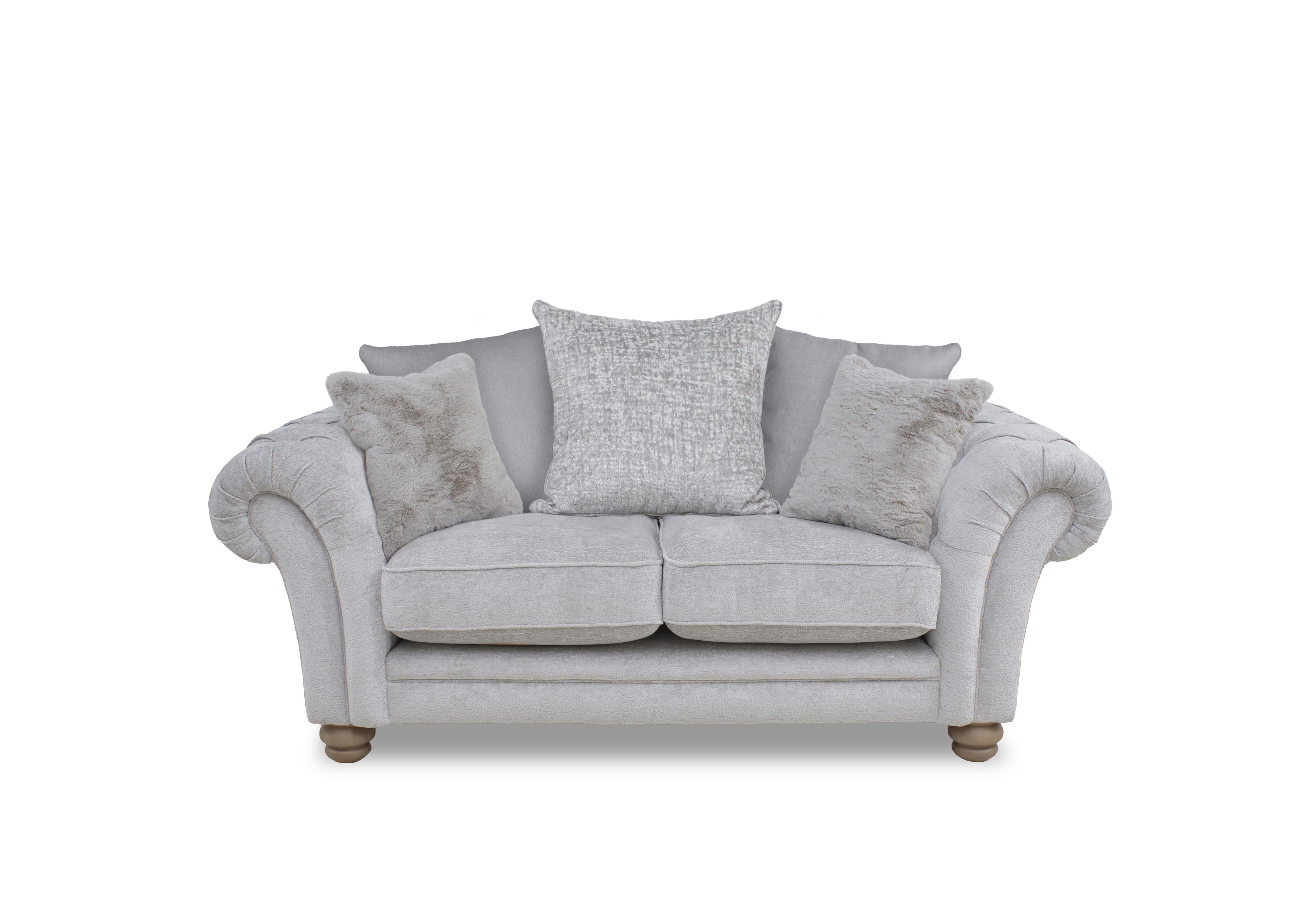 Cotswold 2 Seater Scatter Back Sofa in Burford Platinum Wo Ft on Furniture Village
