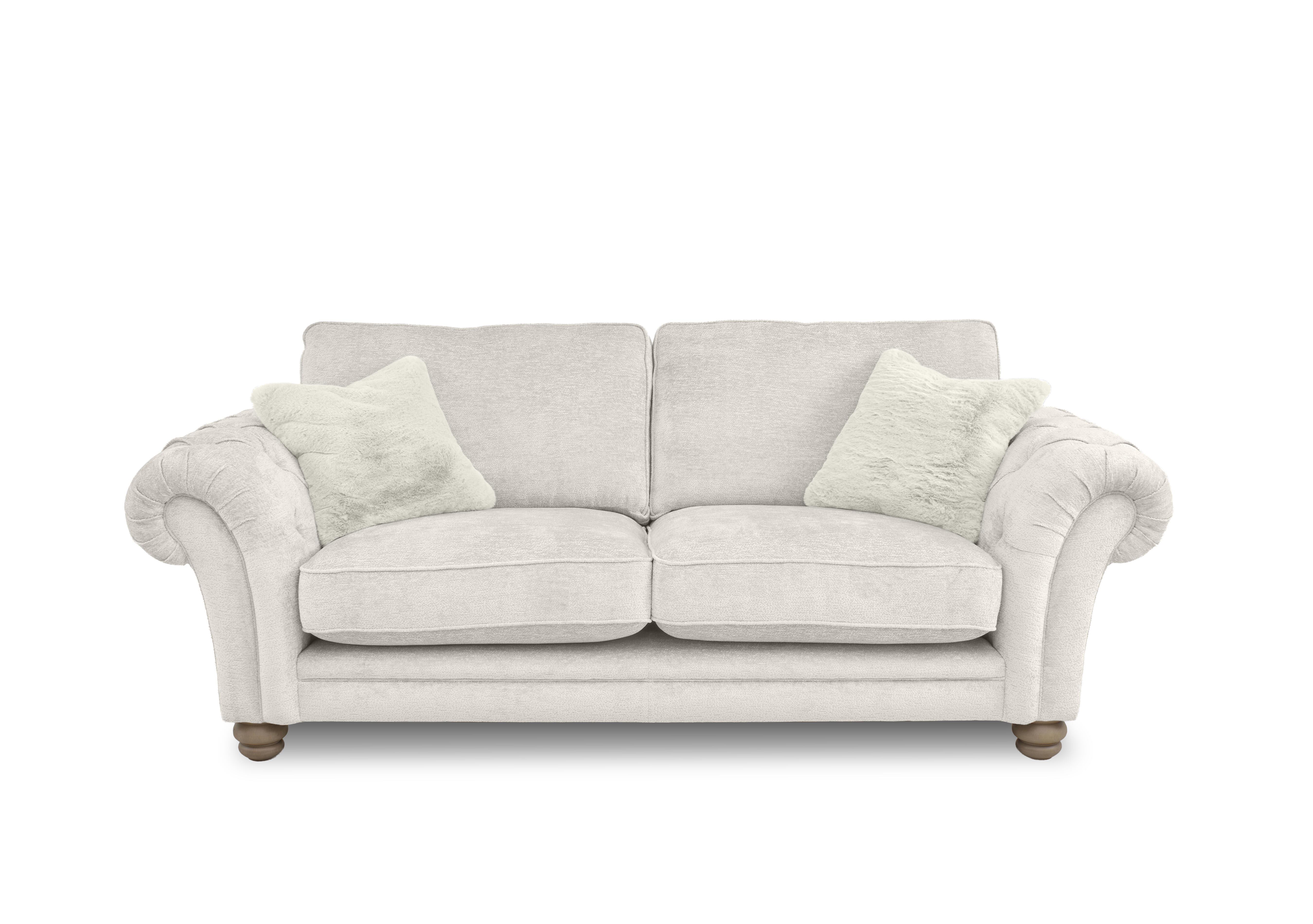Cotswold 3 Seater Classic Back Sofa in Burford Cream Wo Ft on Furniture Village