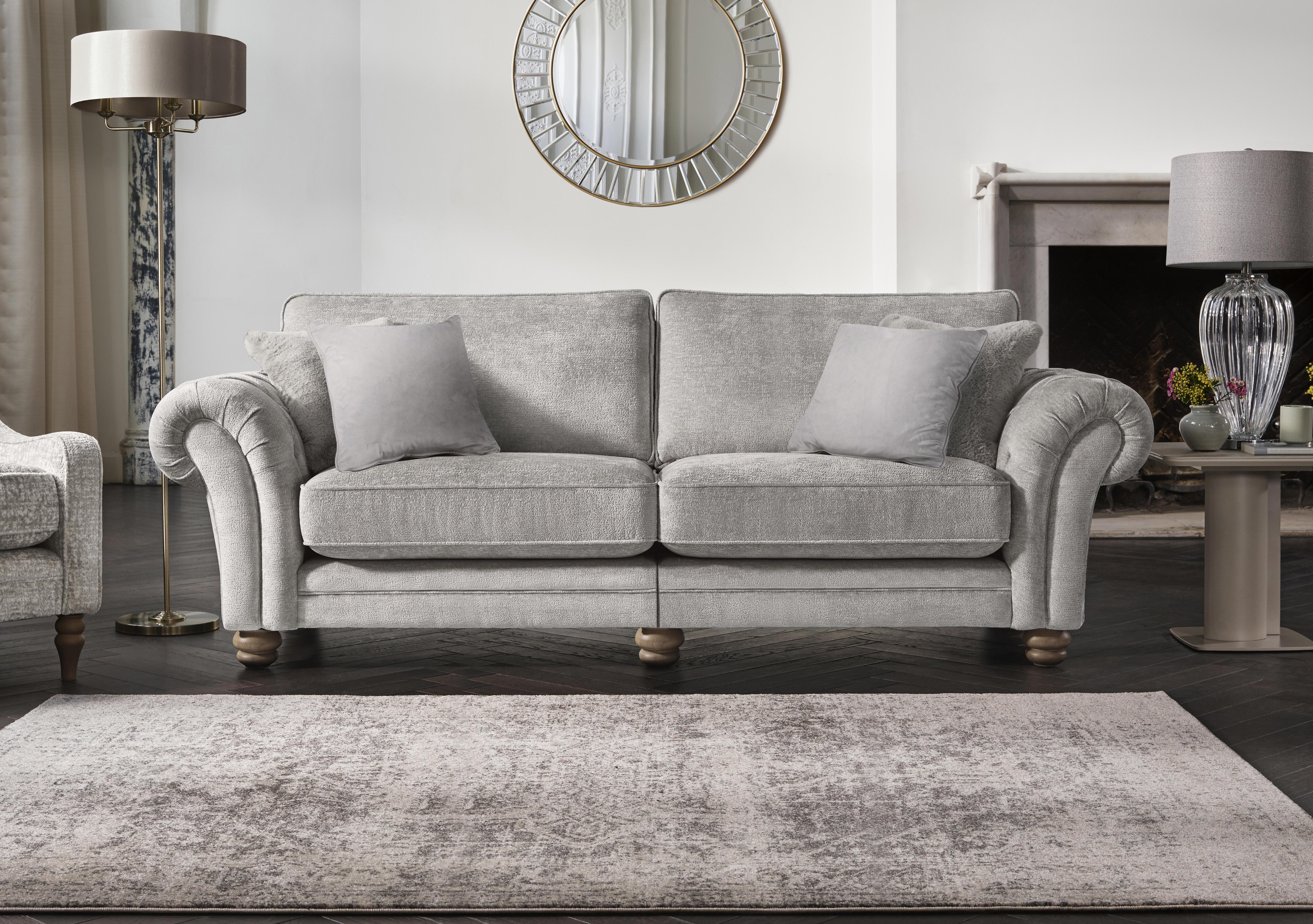 Cotswold 4 Seater Split Frame Classic Back Sofa in  on Furniture Village