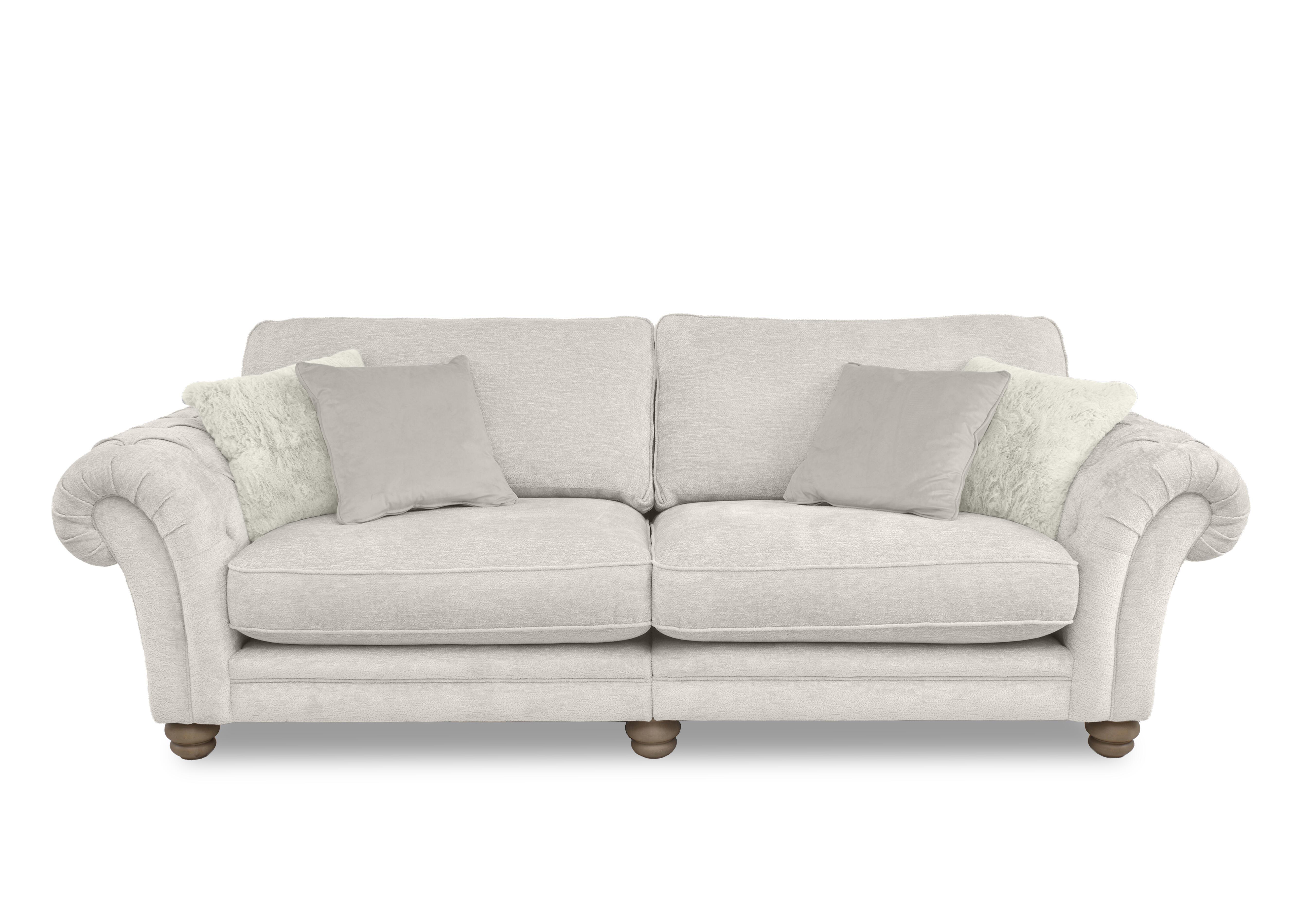 Cotswold 4 Seater Split Frame Classic Back Sofa in Burford Cream Wo Ft on Furniture Village