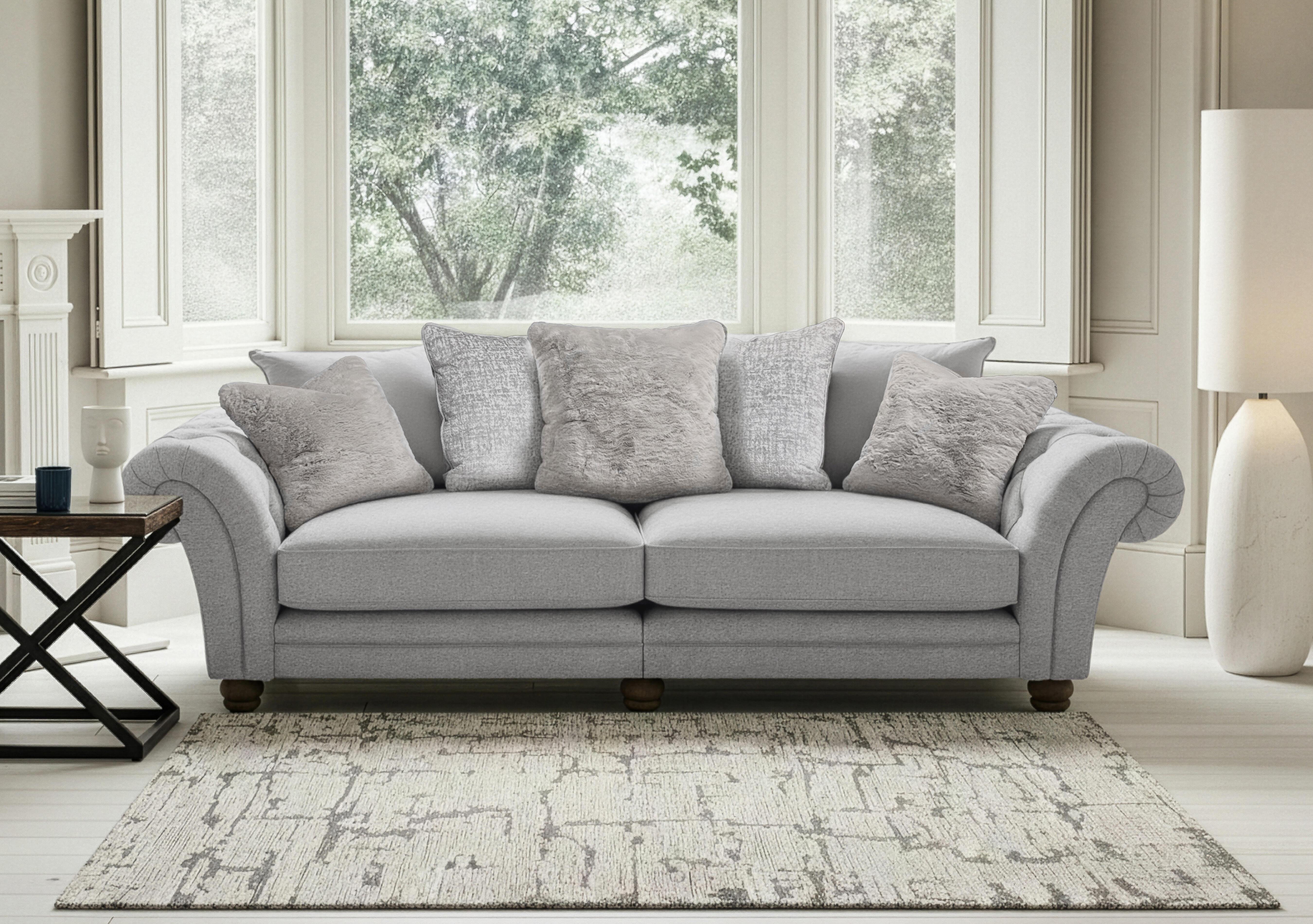 Cotswold 4 Seater Split Frame Scatter Back Sofa in  on Furniture Village