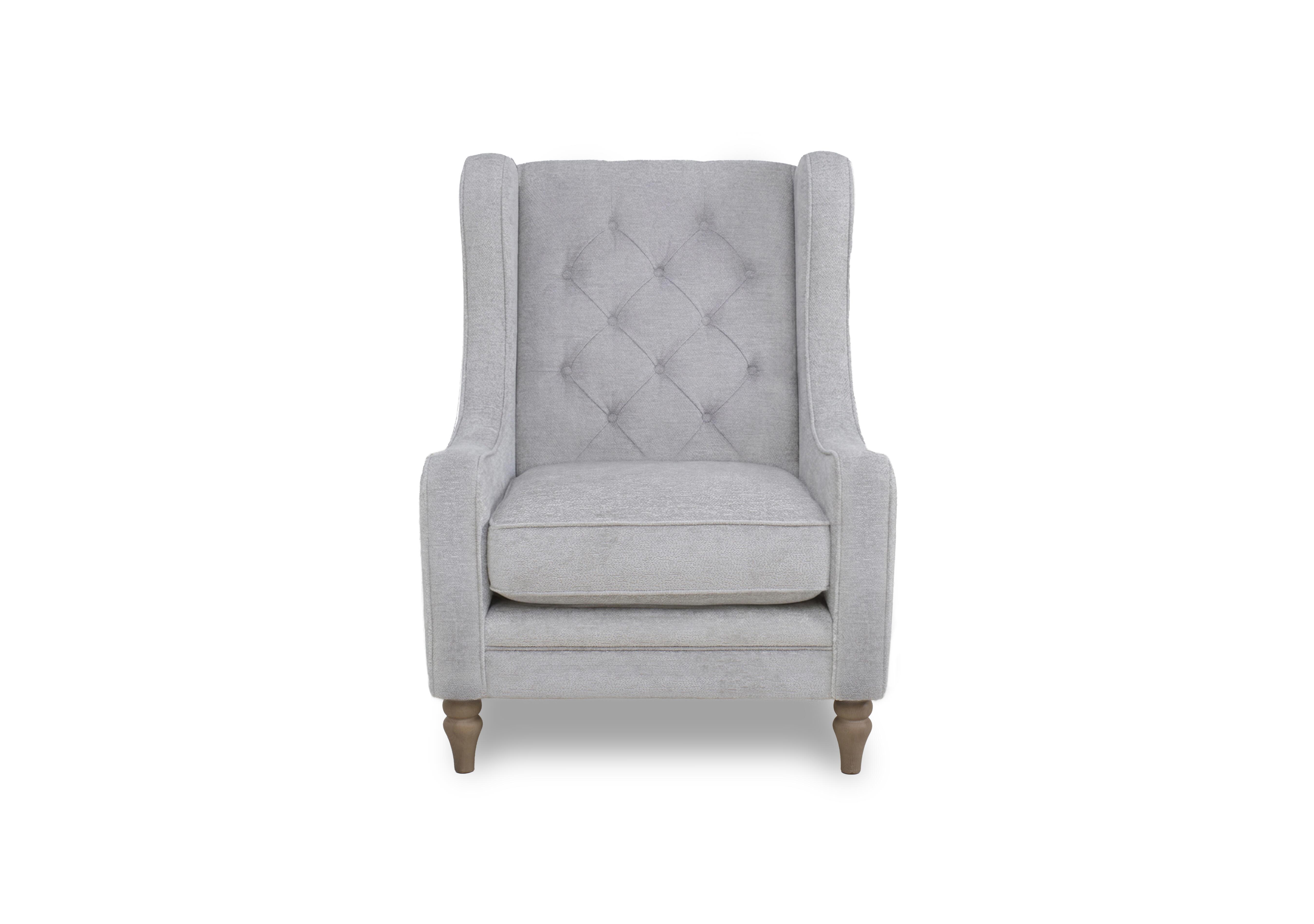 Cotswold Accent Chair in Burford Platinum Wo Ft on Furniture Village
